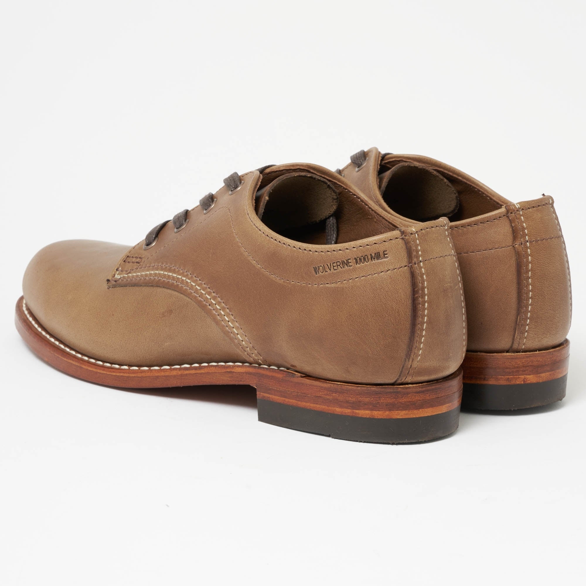 Wolverine 1000 Mile Oxford Natural Leather Shoes W00071