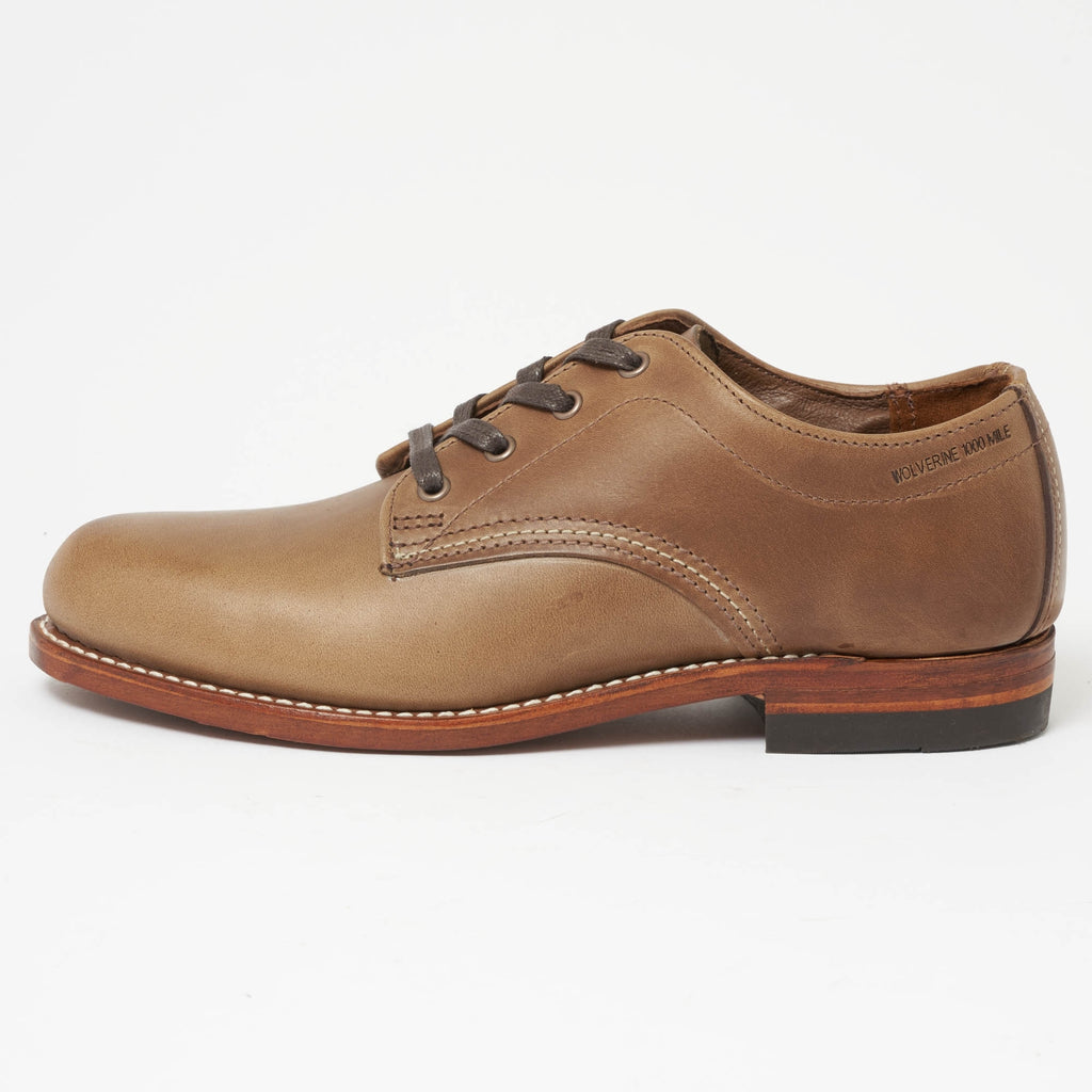 Wolverine 1000 Mile Oxford Natural Leather Shoes W00071