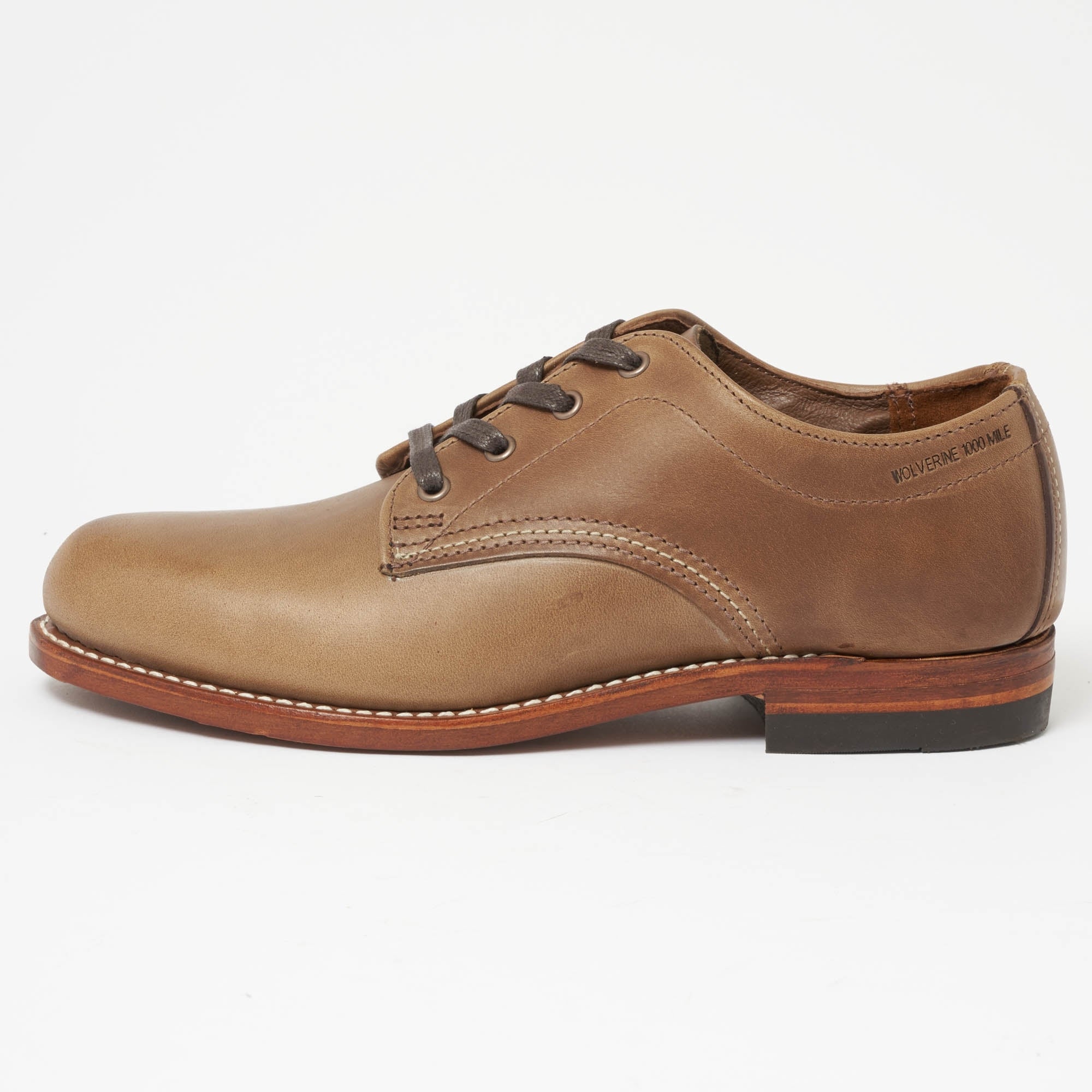 Wolverine 1000 Mile Oxford Natural Leather Shoes W00071