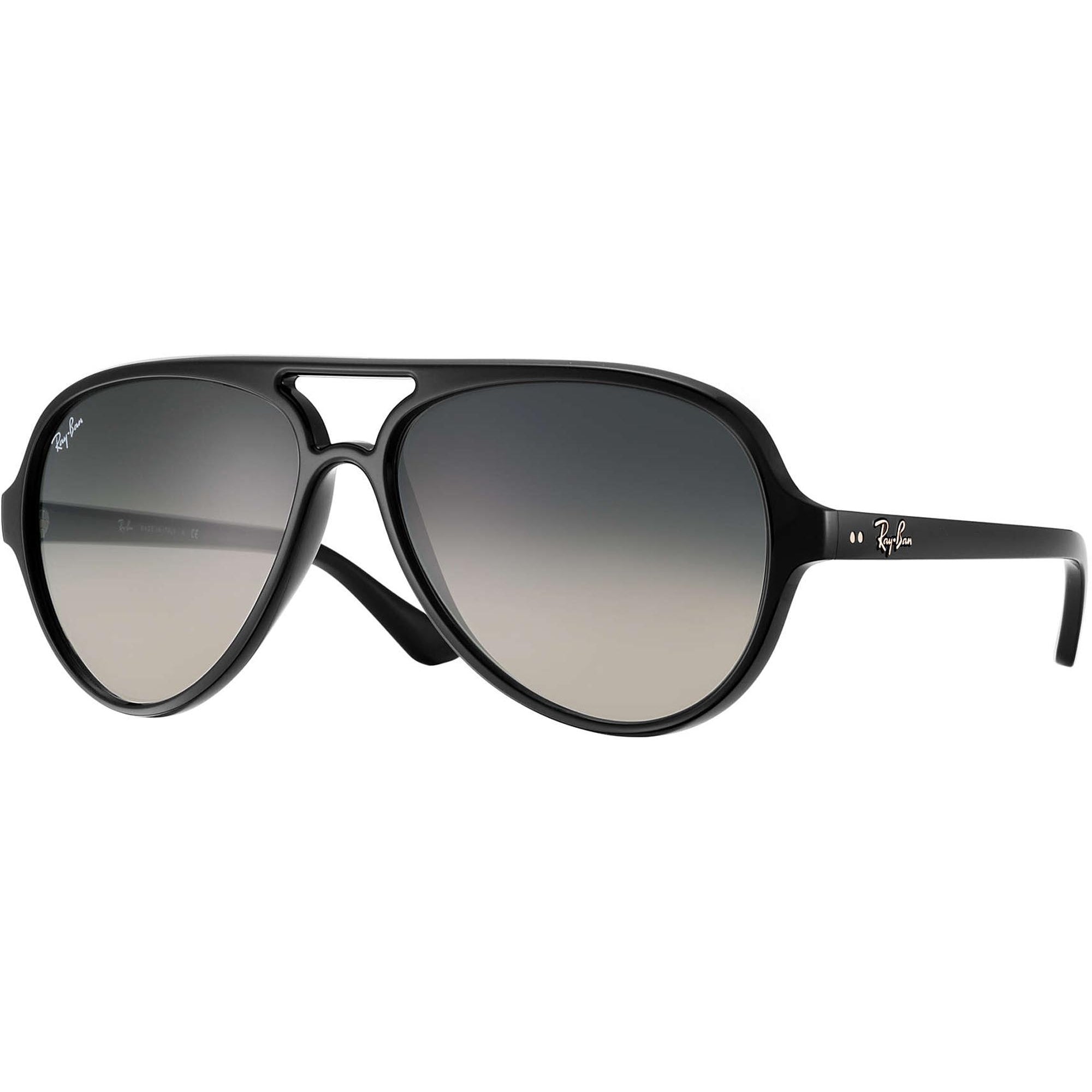 Ray Ban Black Cats 5000 Classic Sunglasses - Light Grey Gradient Lenses