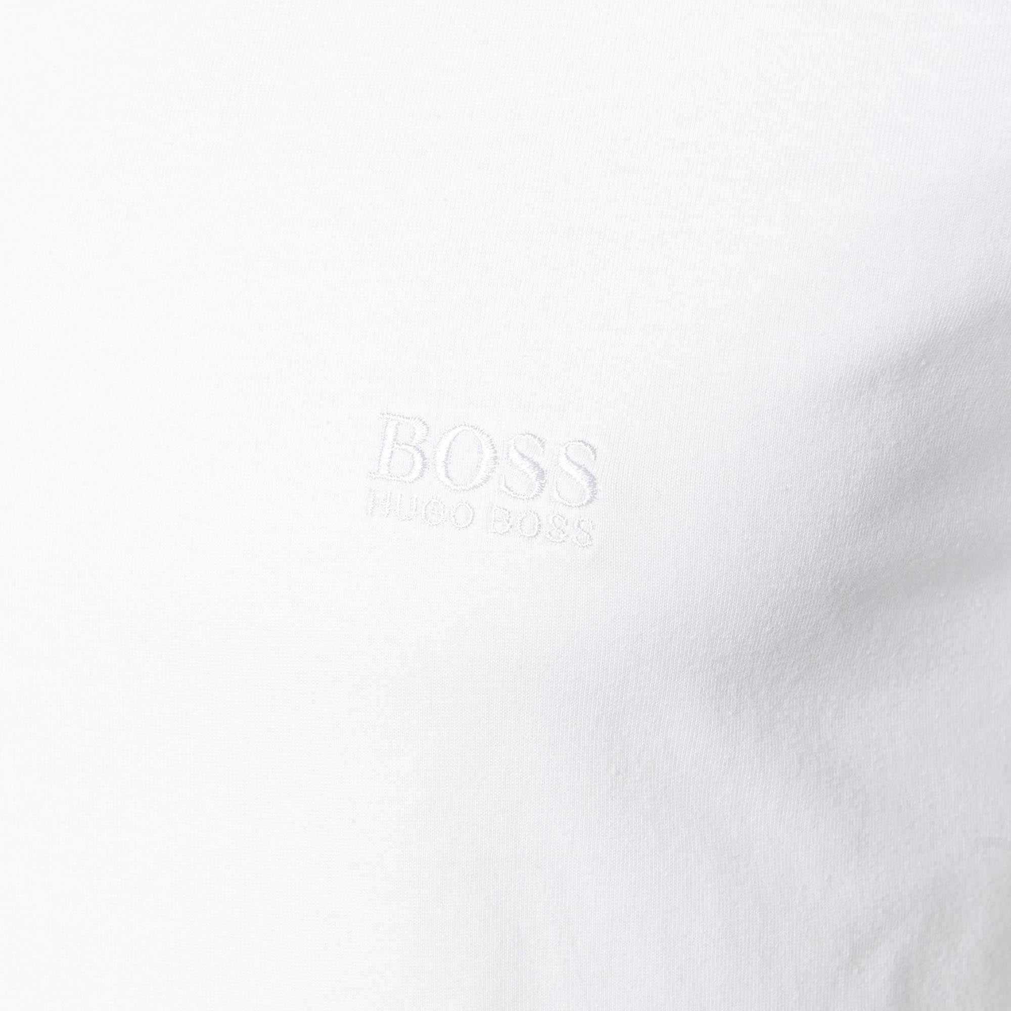 Boss Hugo Boss 3 Pack Crew Neck White Cotton T-Shirt 50325388