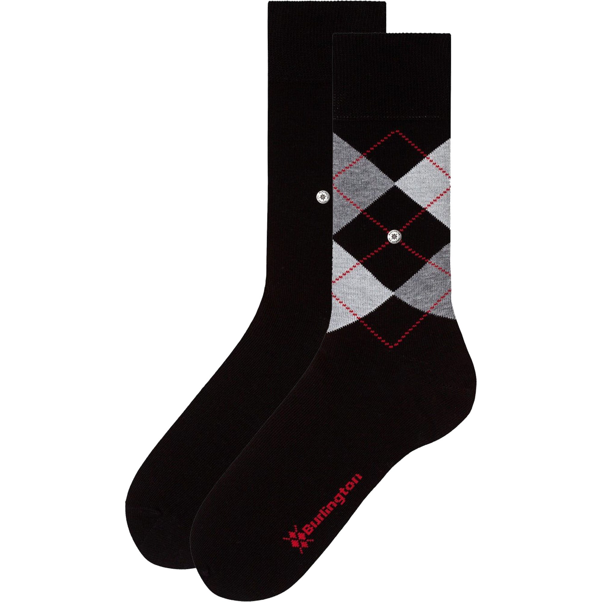 Black Everyday Socks - 2PK