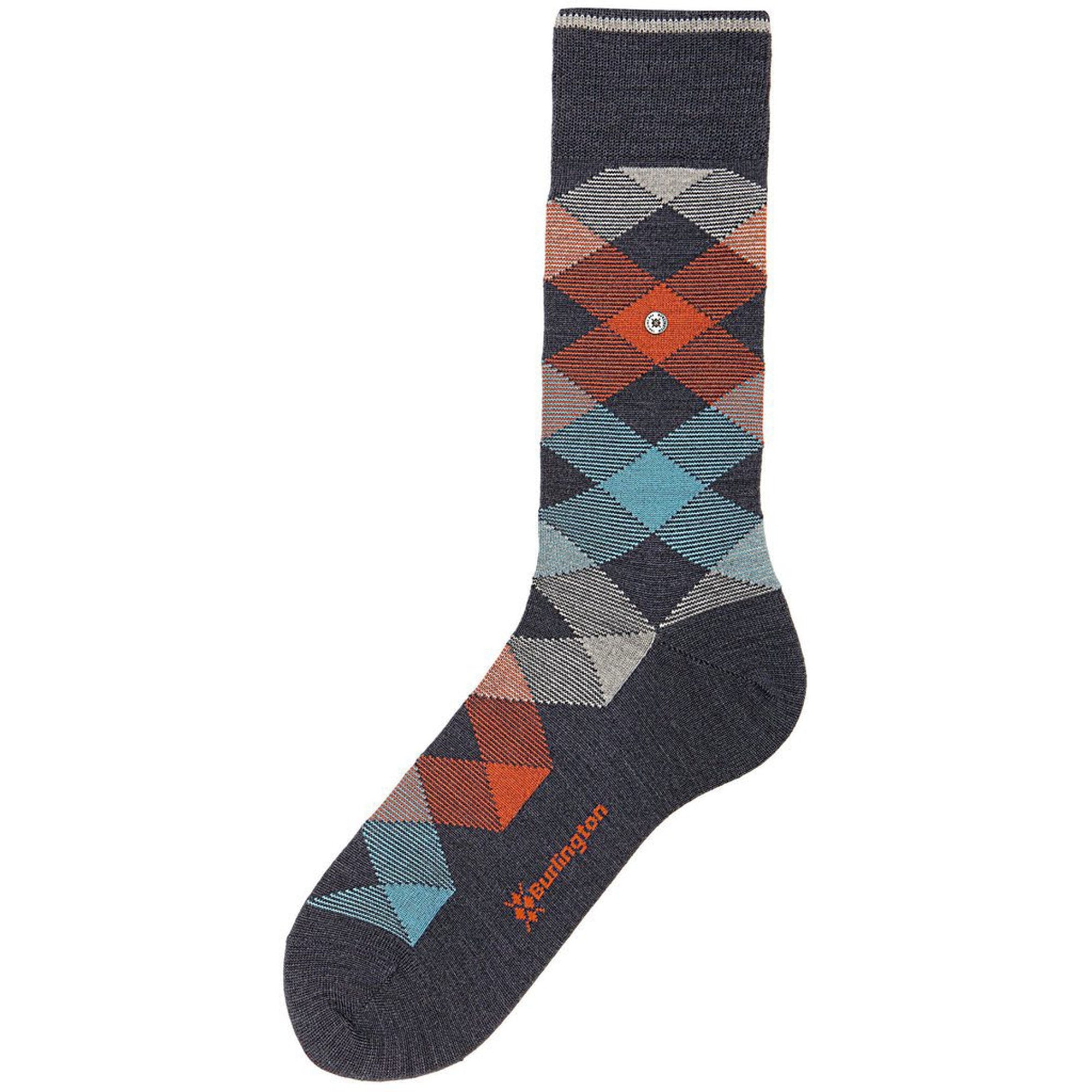 Burlington Socks Blue Marl Newcastle Socks