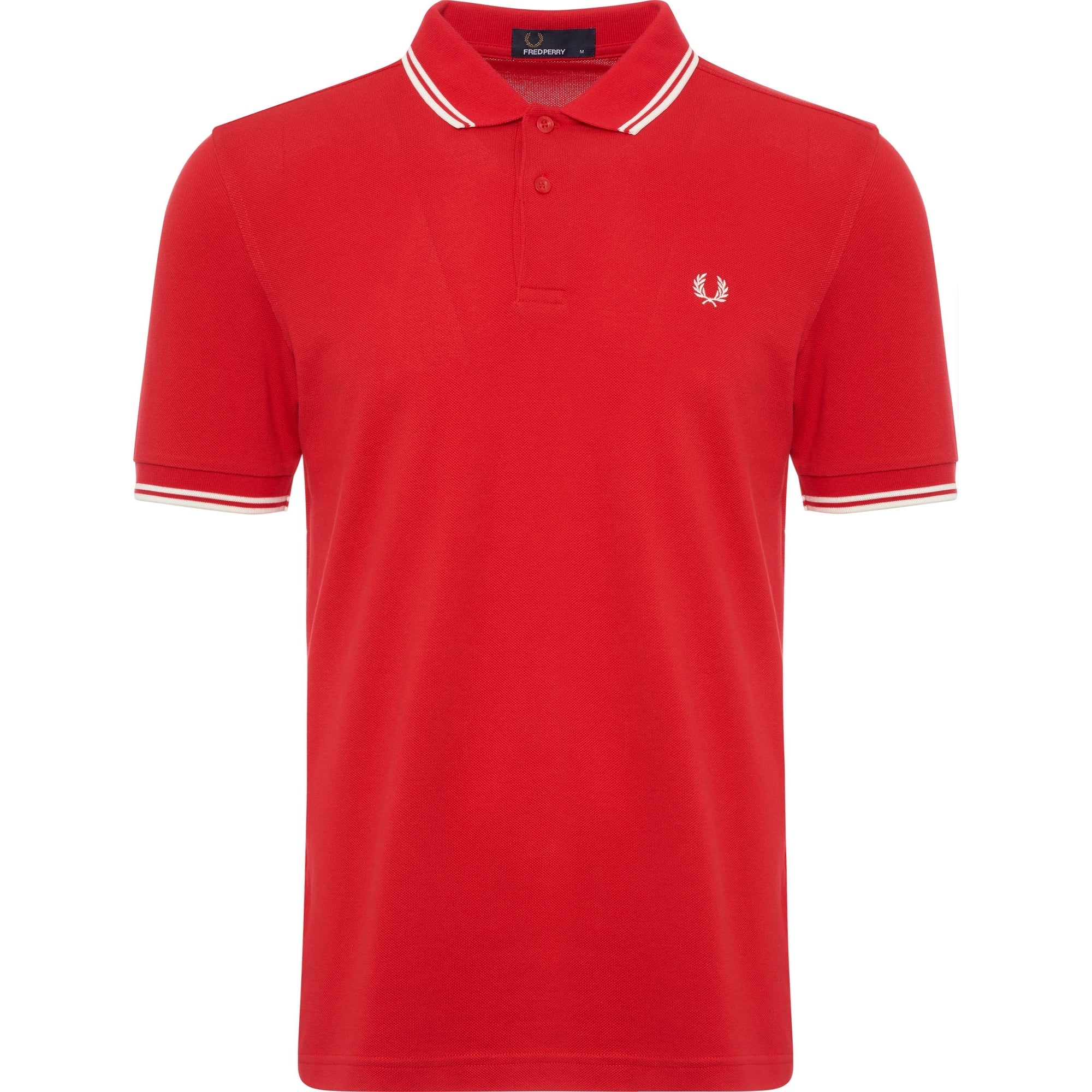 England Red Twin Tip Polo Shirt