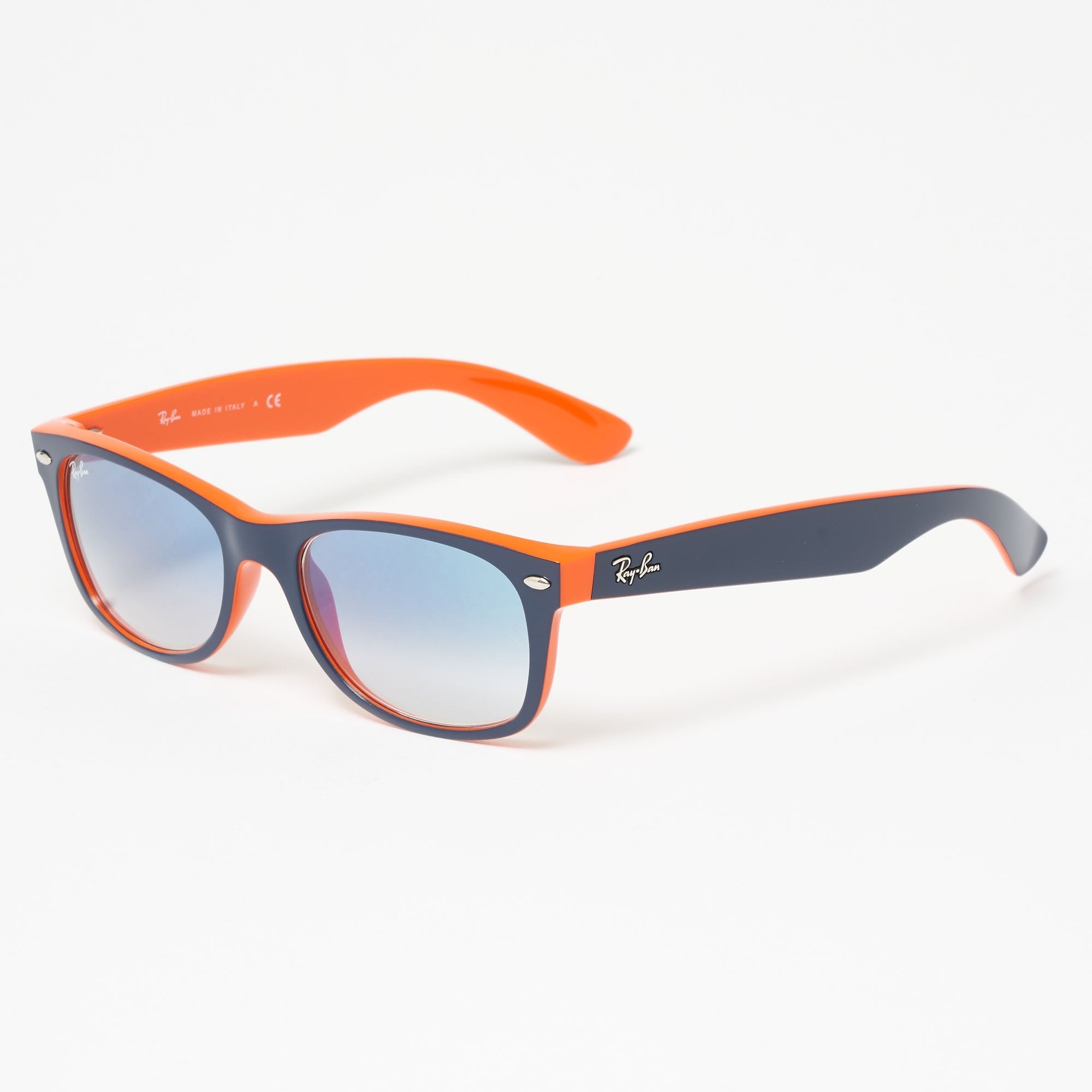 Ray Ban Blue & Orange New Wayfarer Colour Mix - Light Blue Gradient Lenses