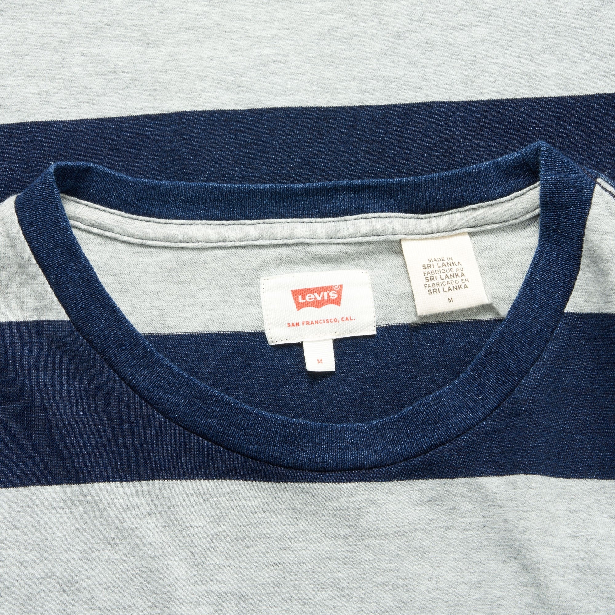 Levi's® Sunset Stripe T-Shirt - Grey & Navy