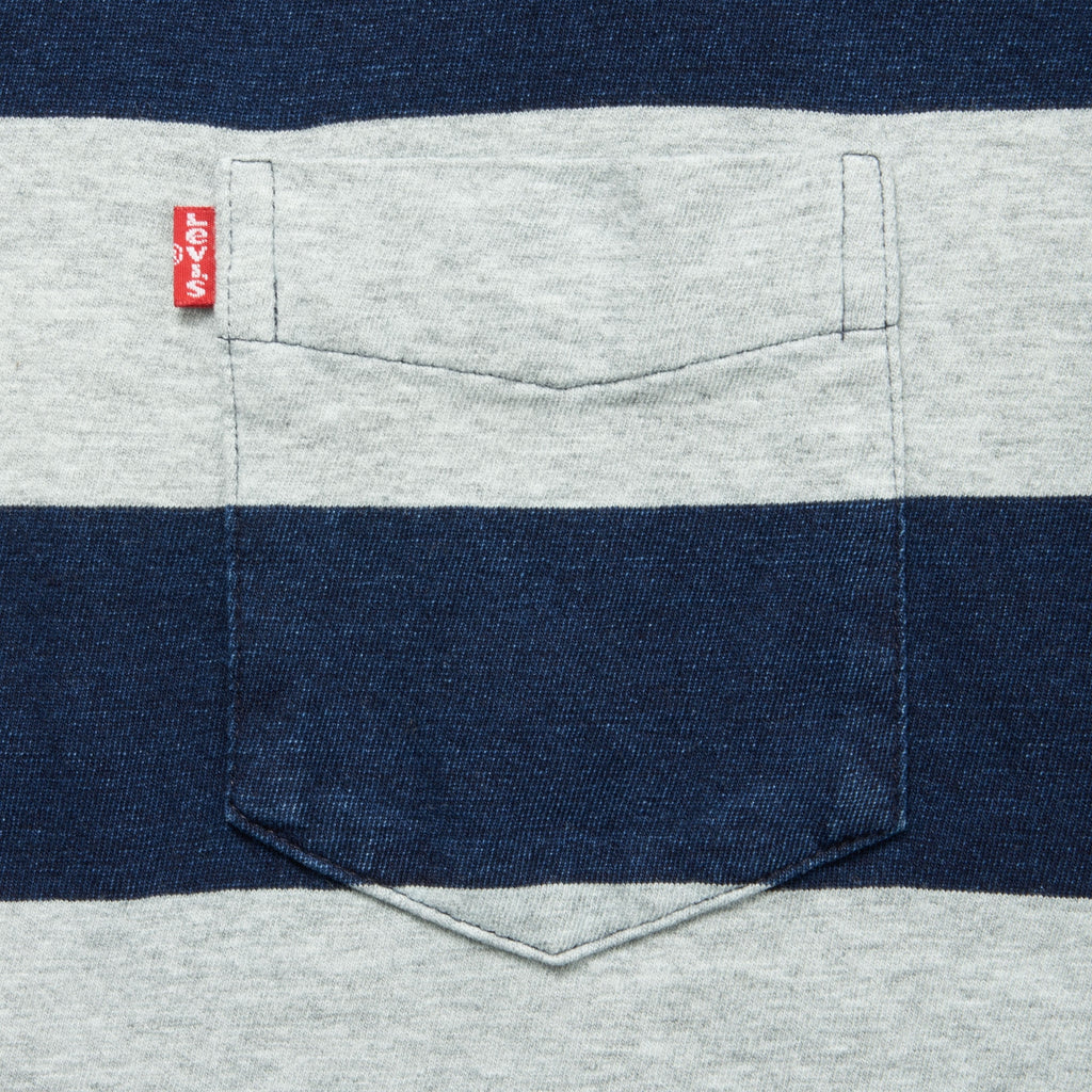 Levi's® Sunset Stripe T-Shirt - Grey & Navy