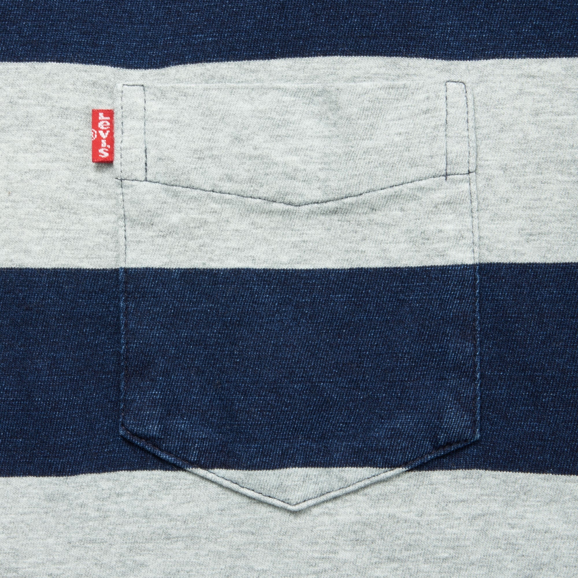 Levi's® Sunset Stripe T-Shirt - Grey & Navy