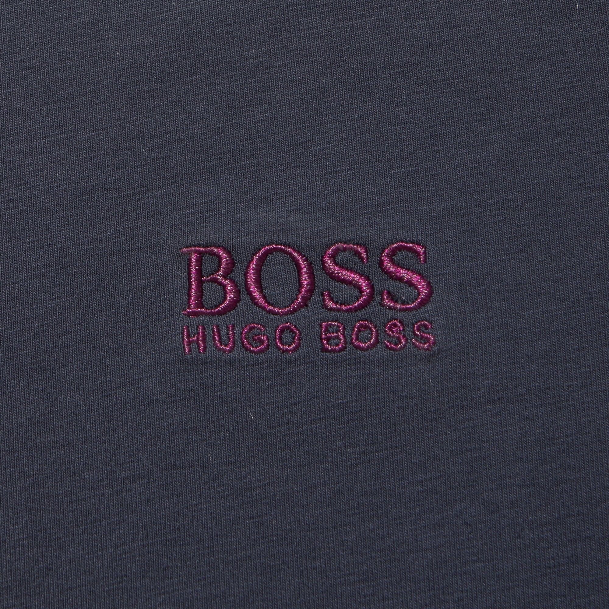 Boss Regular-fit loungewear top in stretch cotton jersey - Dark Blue