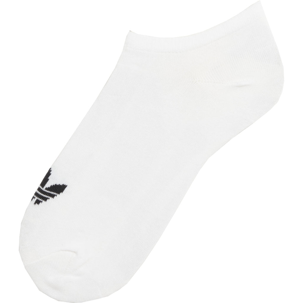 Adidas Originals White Trefoil Liner Socks - 3PK