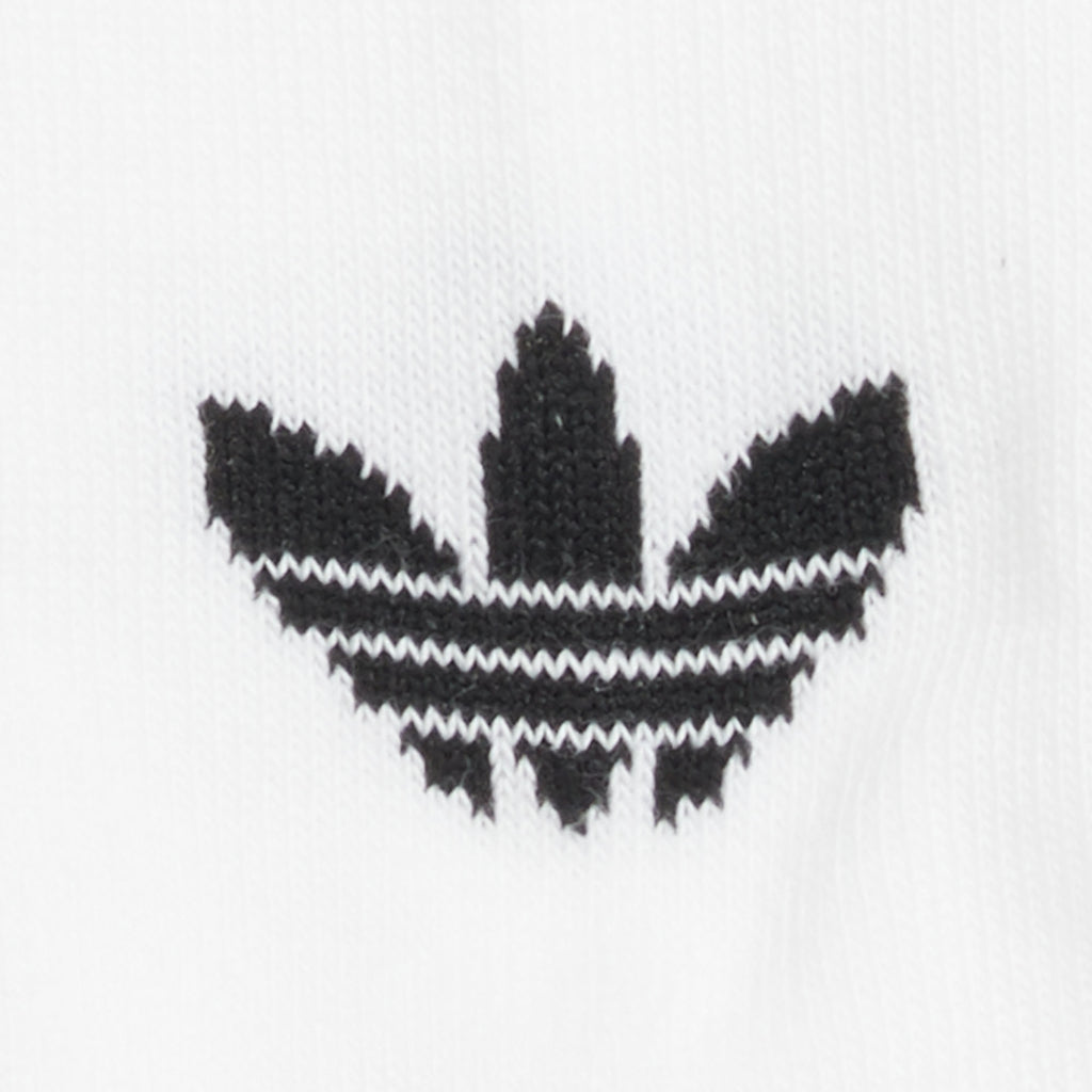 Adidas Originals White Trefoil Liner Socks - 3PK