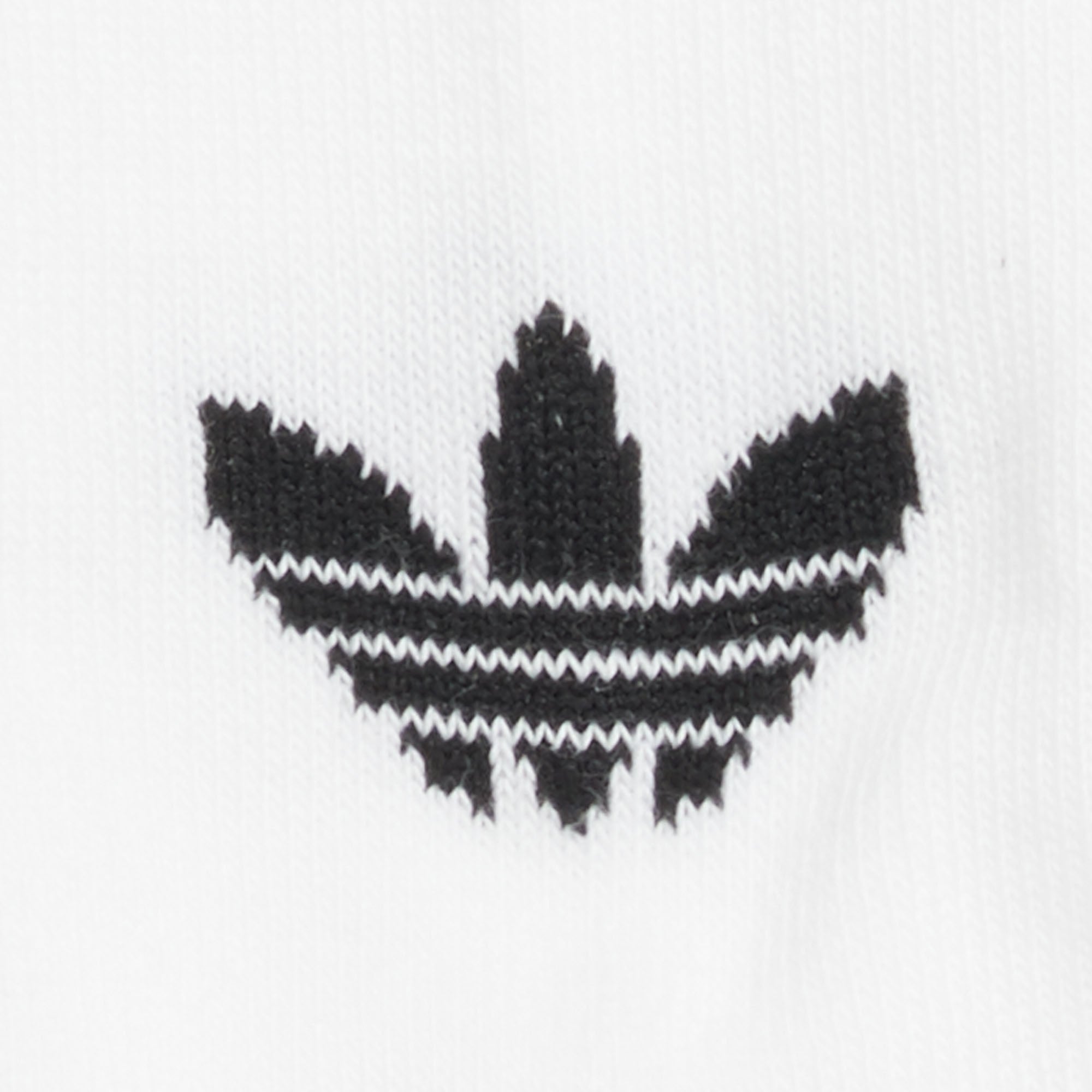 Adidas Originals White Trefoil Liner Socks - 3PK