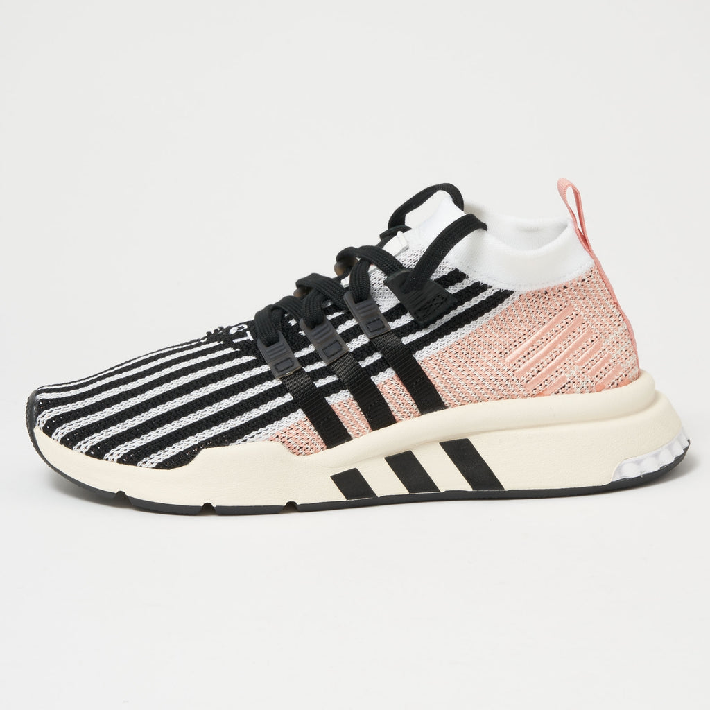EQT Support Mid ADV Primeknit - FTWR White, Core Black & Trace Pink
