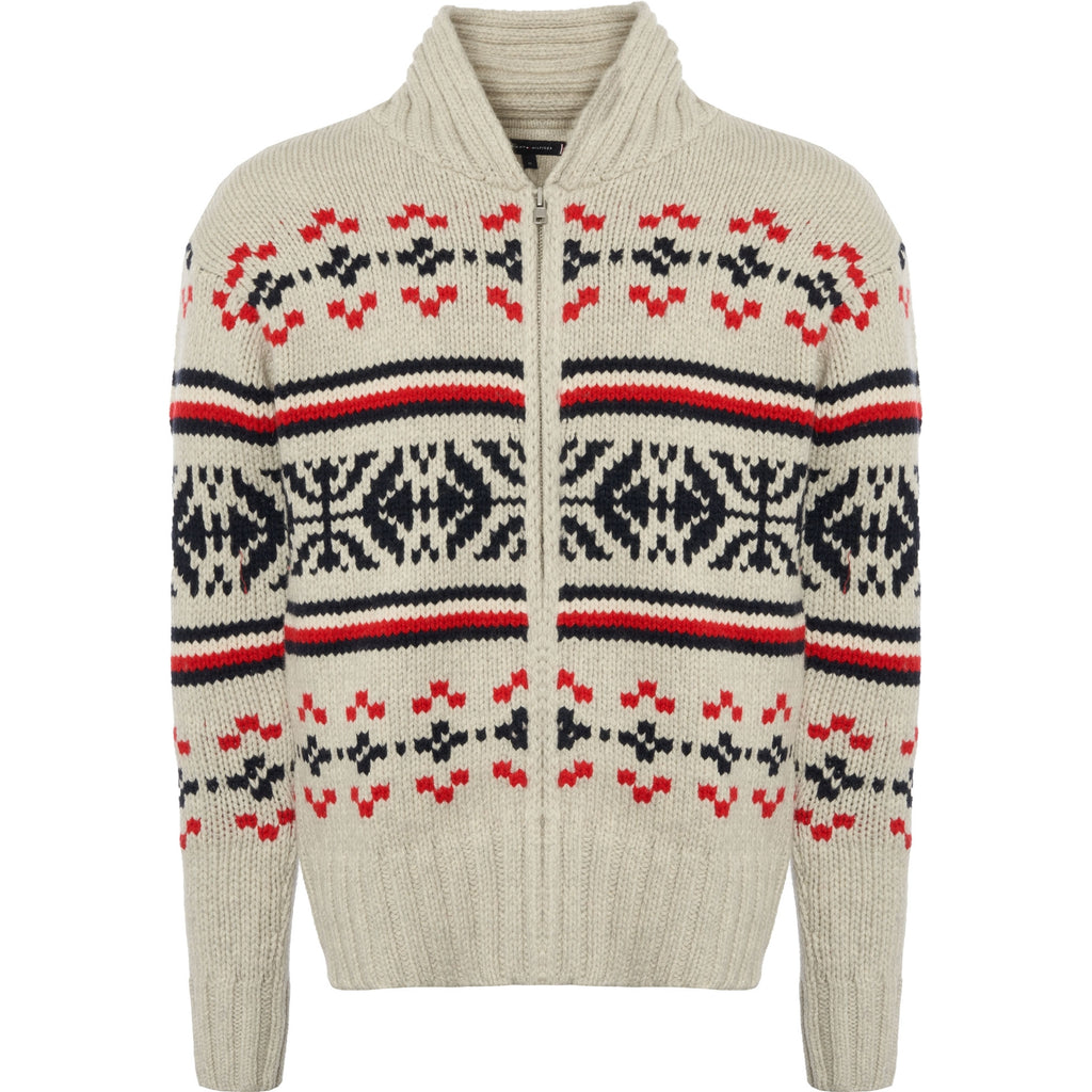 Tommy Hilfiger Fair Isle Pattern Cardigan