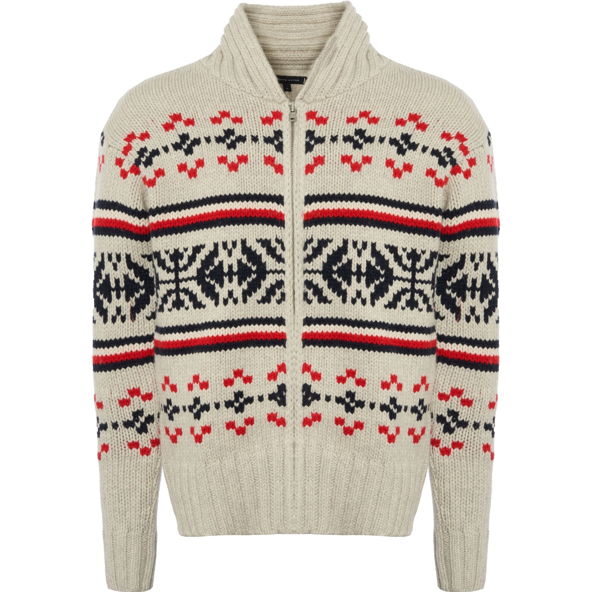 Tommy Hilfiger Fair Isle Pattern Cardigan