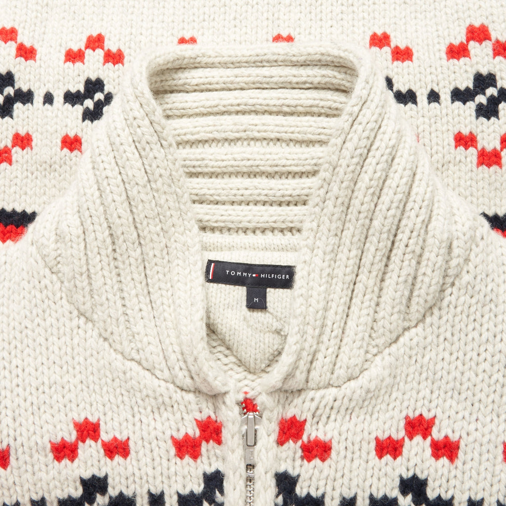 Tommy Hilfiger Fair Isle Pattern Cardigan