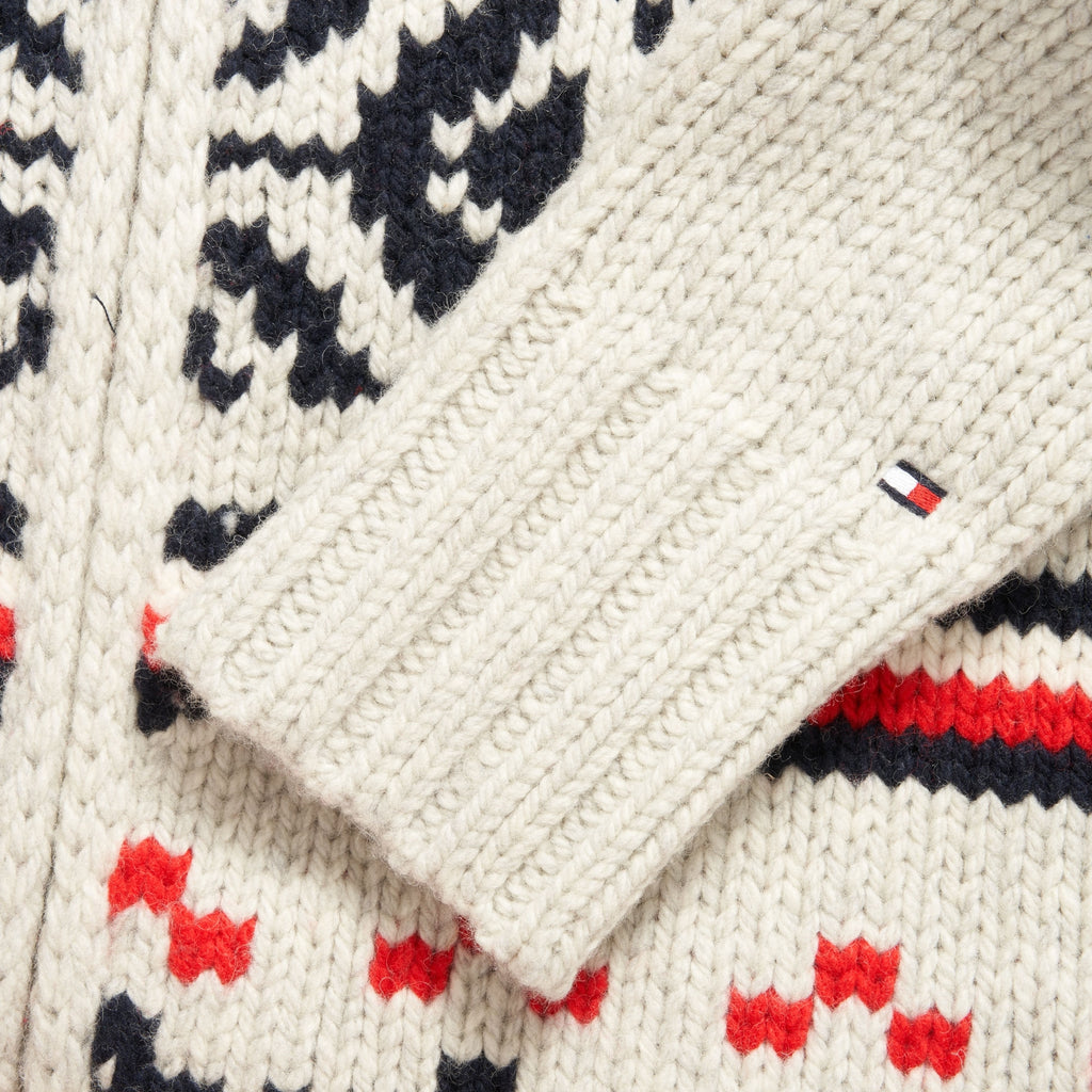 Tommy Hilfiger Fair Isle Pattern Cardigan