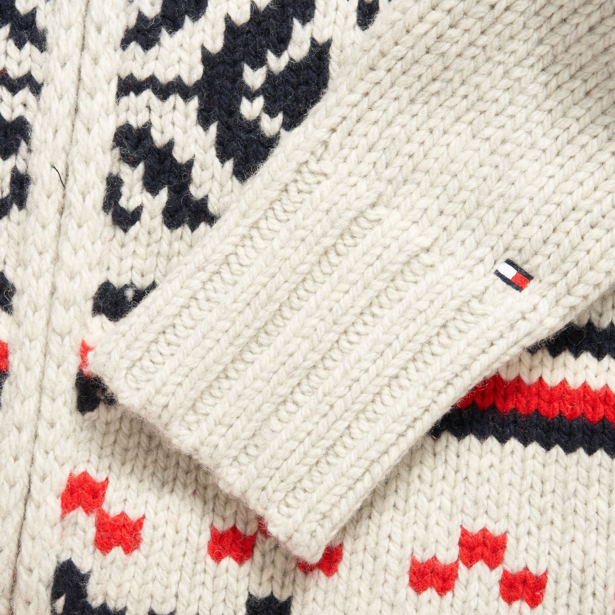 Tommy Hilfiger Fair Isle Pattern Cardigan
