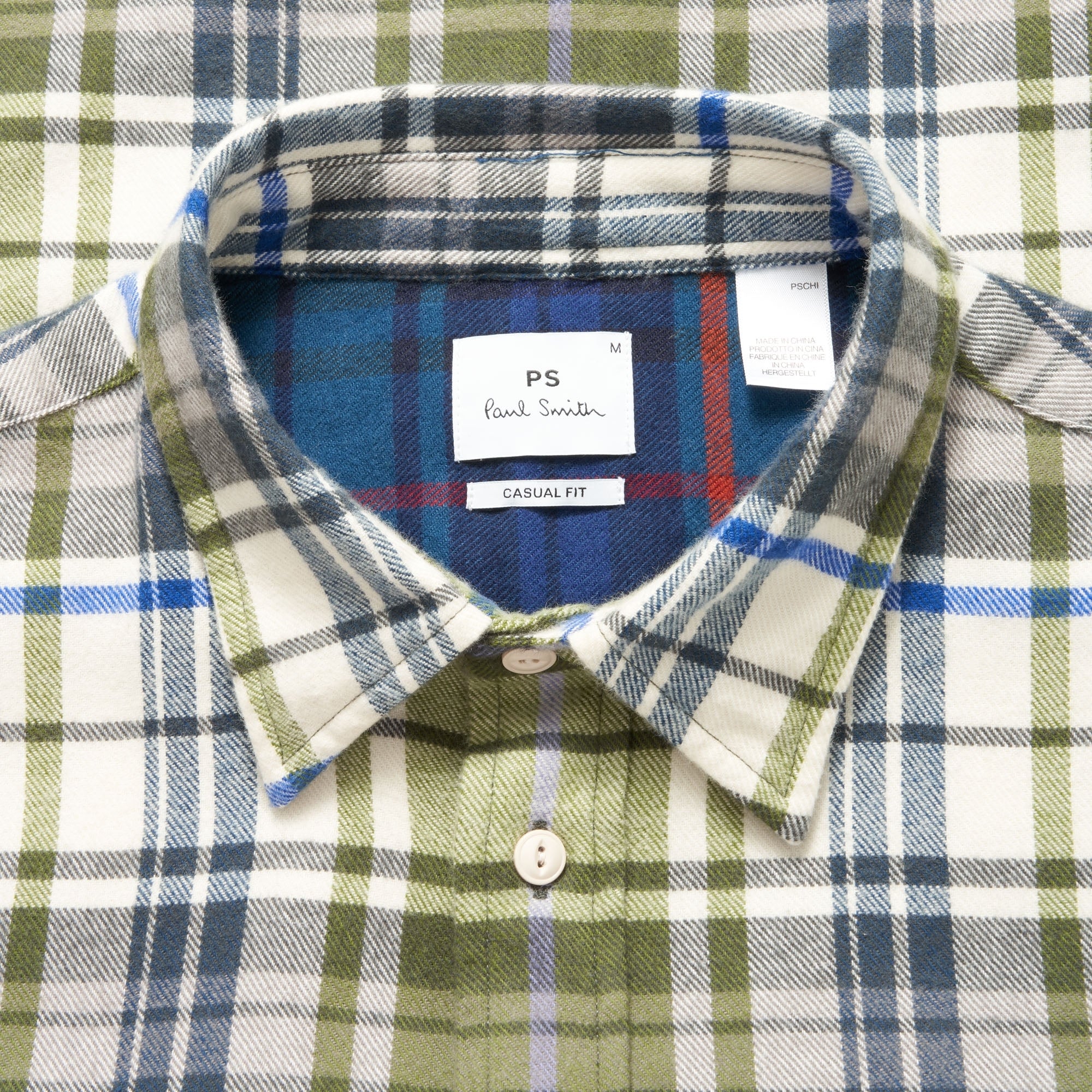 Paul Smith Check Shirt - Light Green