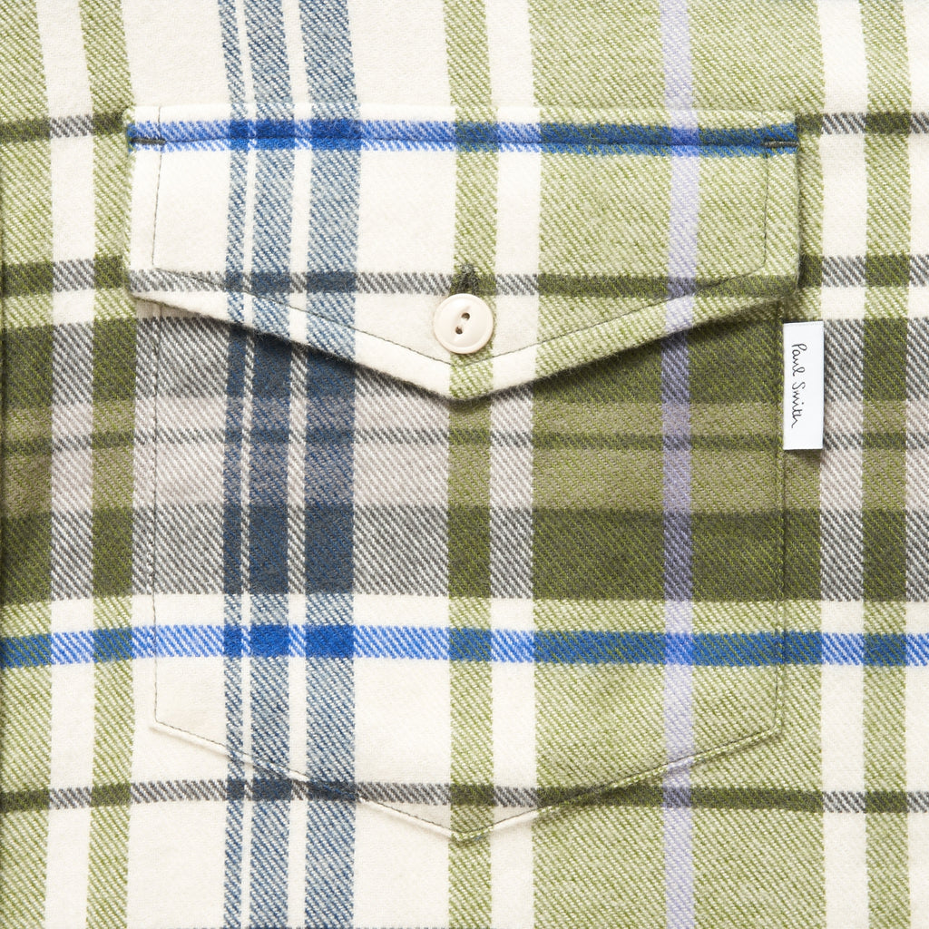 Paul Smith Check Shirt - Light Green
