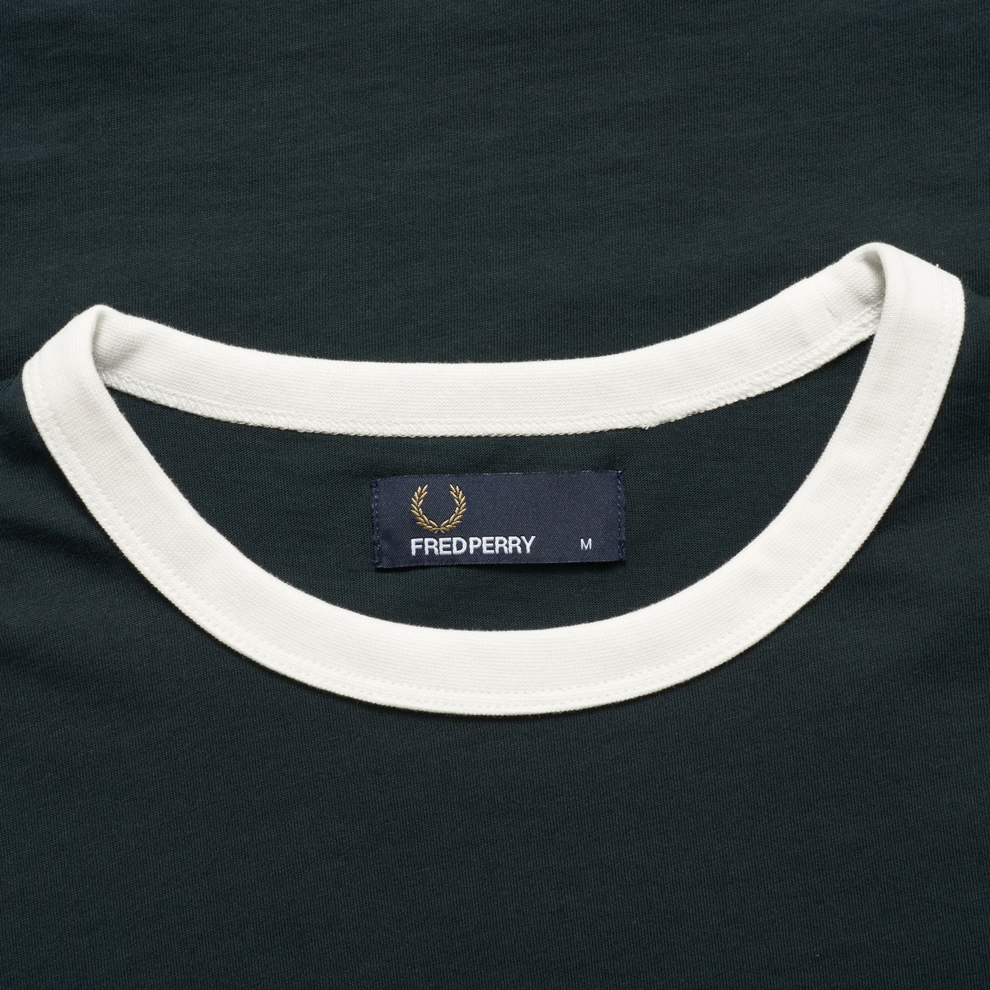 Fred Perry Tonal Ringer T-Shirt - Dark Emerald