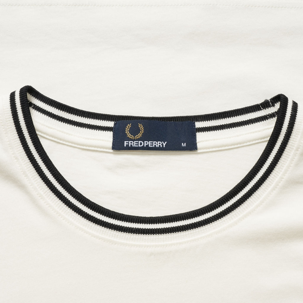 Fred Perry Twin Tipped T-Shirt - Snow White