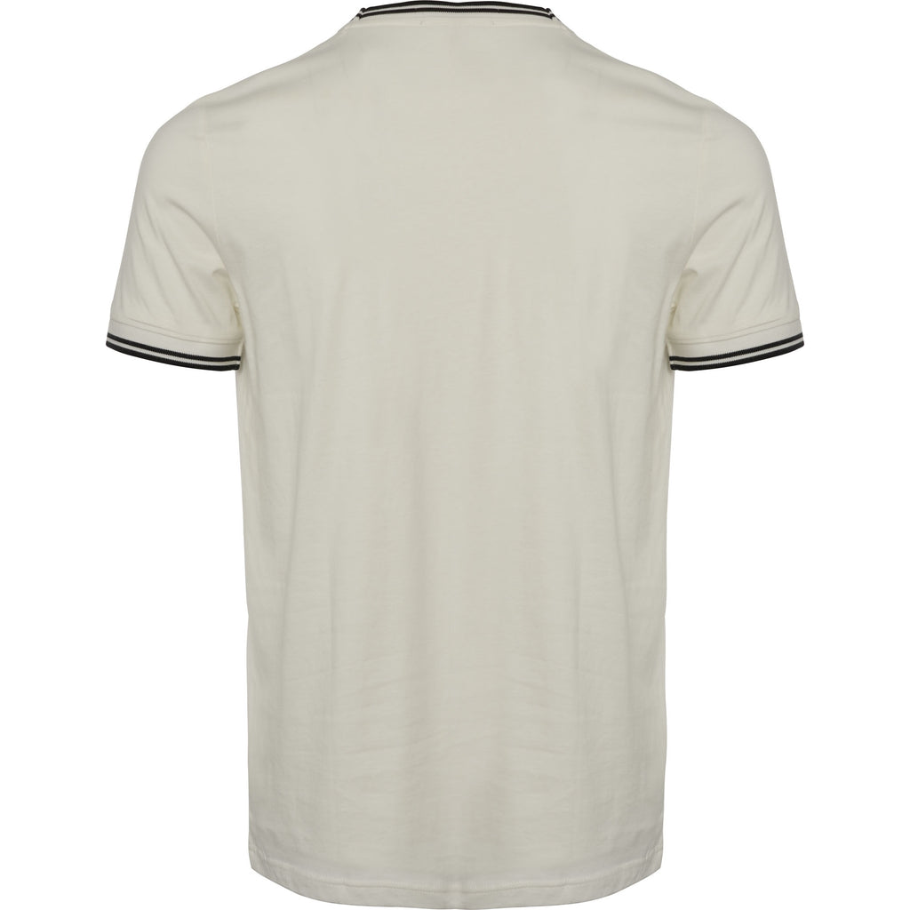 Fred Perry Twin Tipped T-Shirt - Snow White