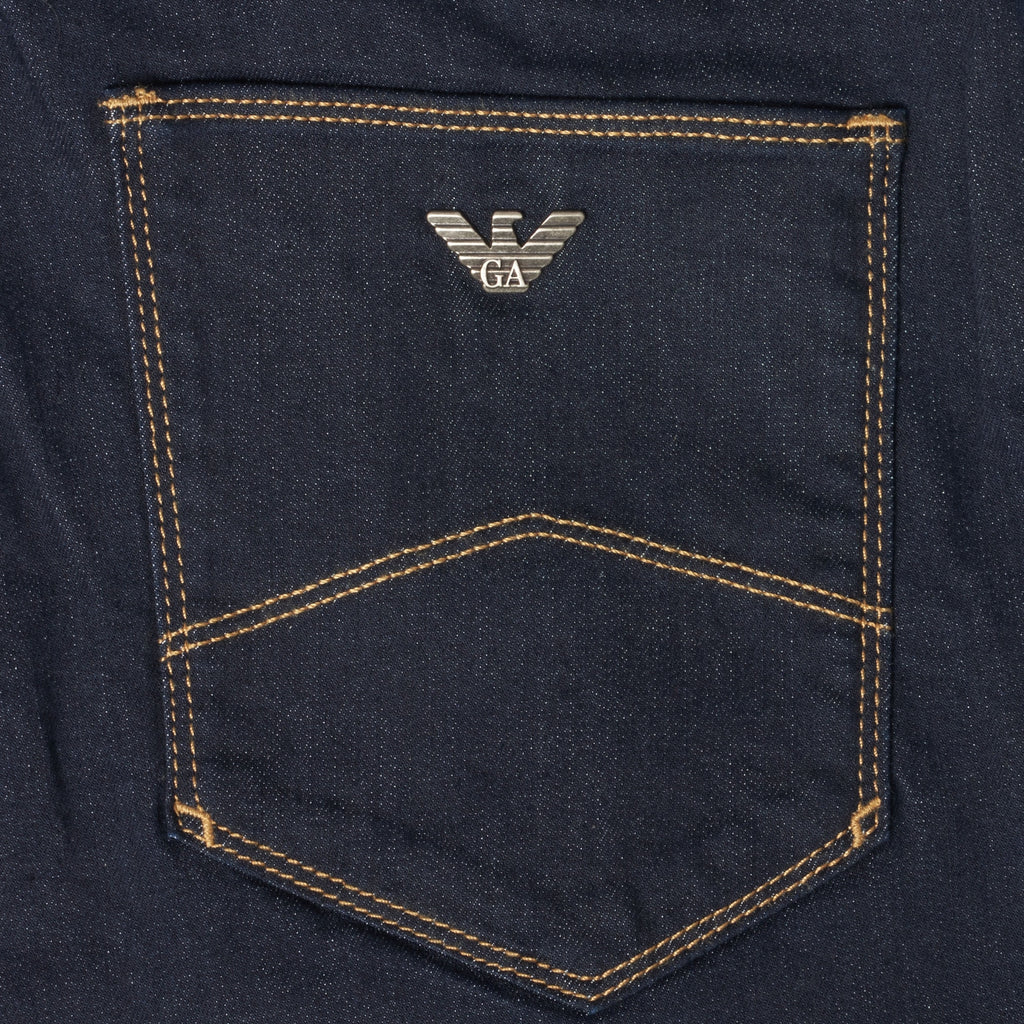 Emporio Armani J06 Slim Fit Denim Jeans - Dark Wash