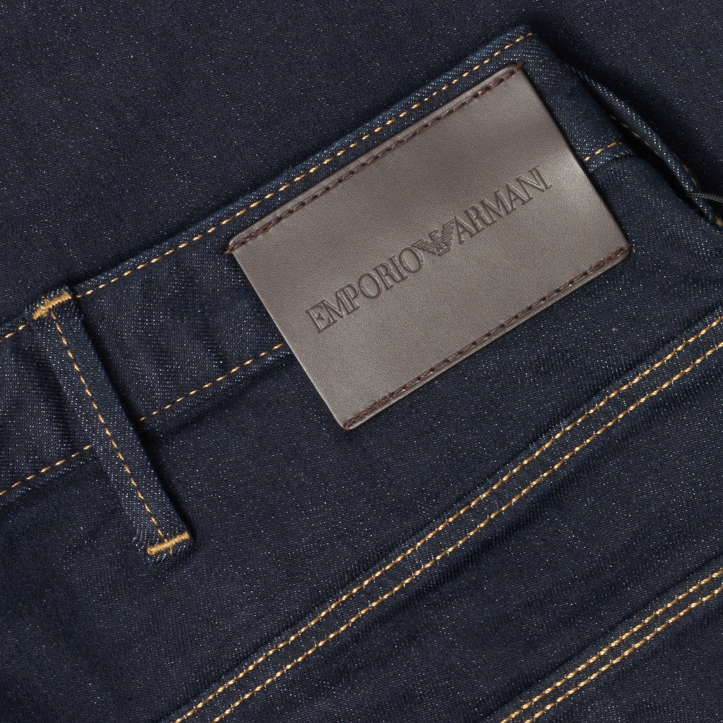 Emporio Armani J06 Slim Fit Denim Jeans - Dark Wash