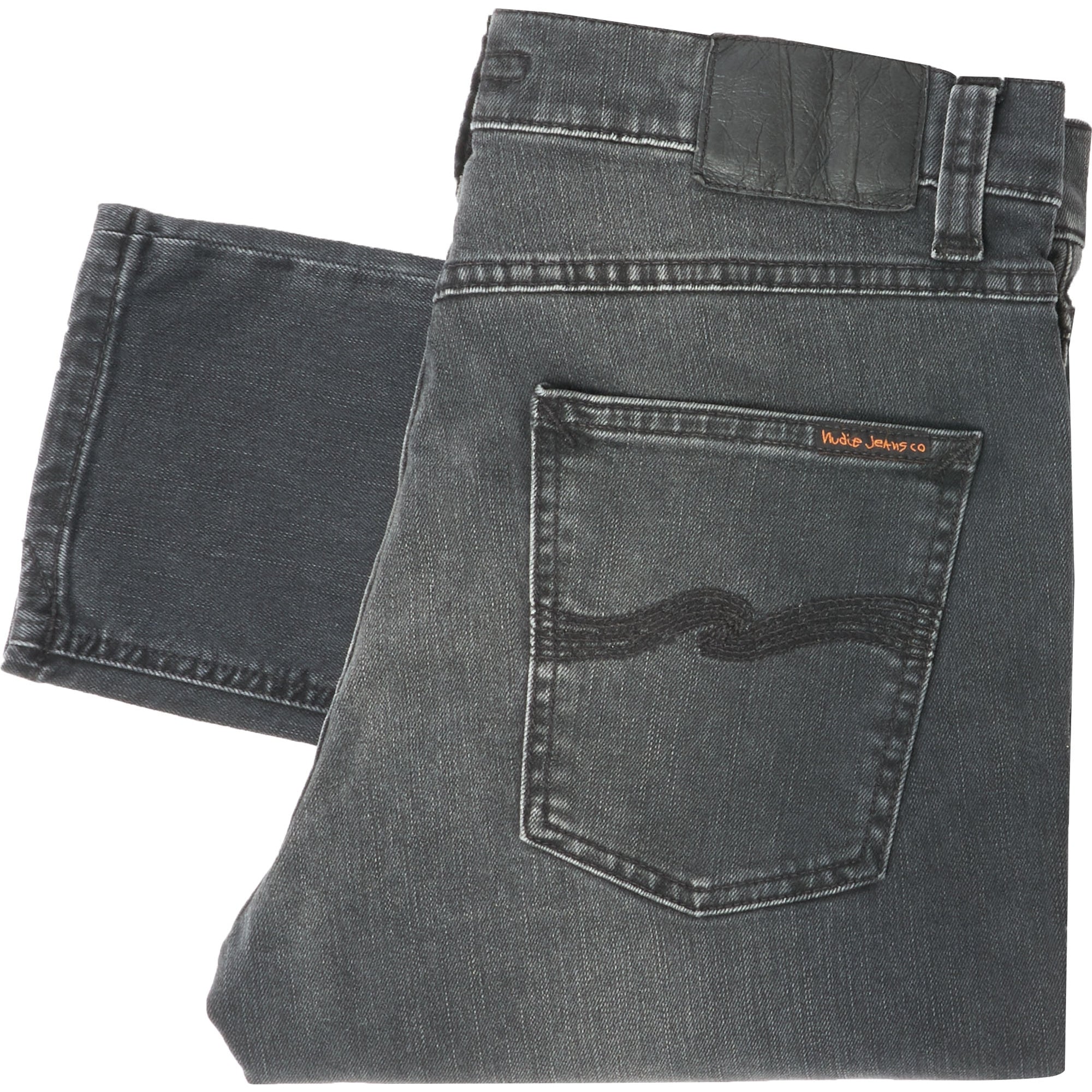 Nudie Jeans Lean Dean Denim Jeans - Mono Grey