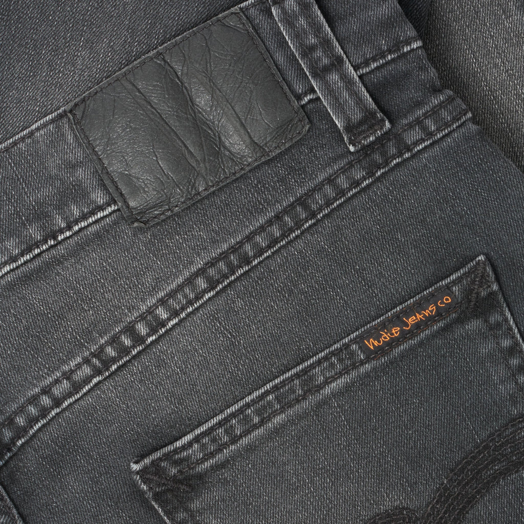 Nudie Jeans Lean Dean Denim Jeans - Mono Grey