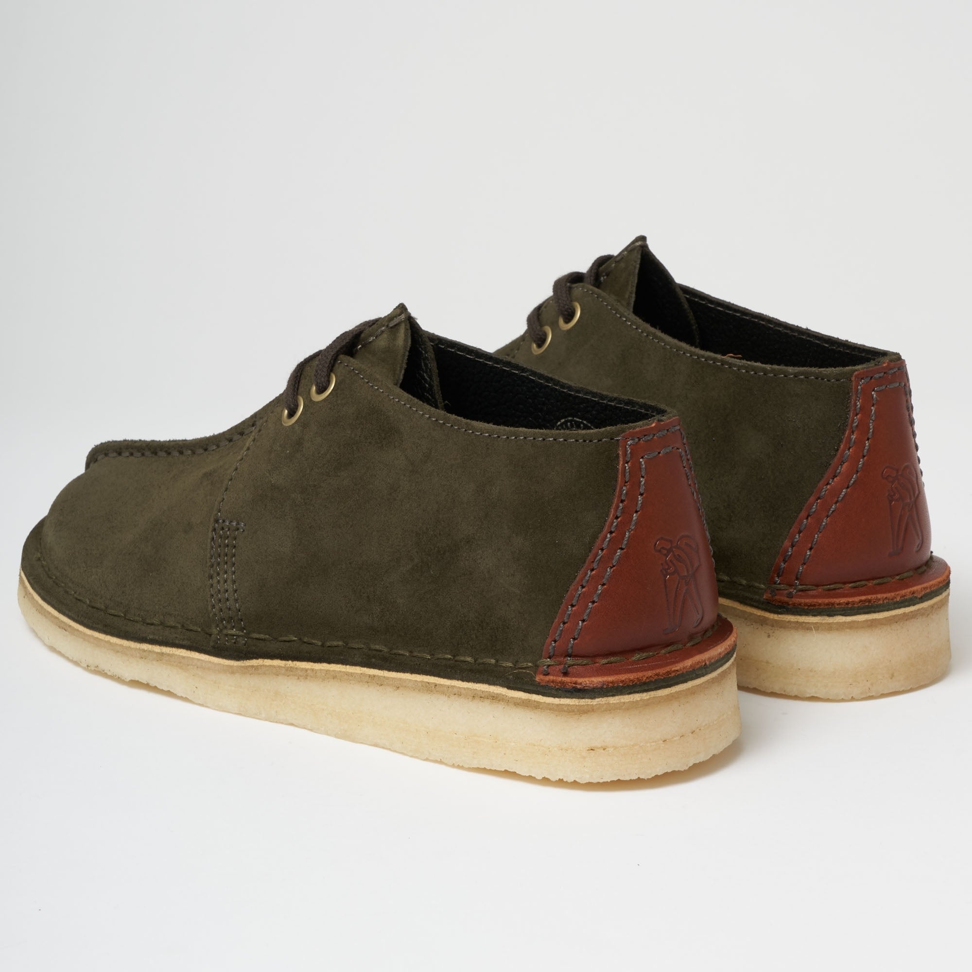 Clarks Originals Desert Trek - Dark Green Suede