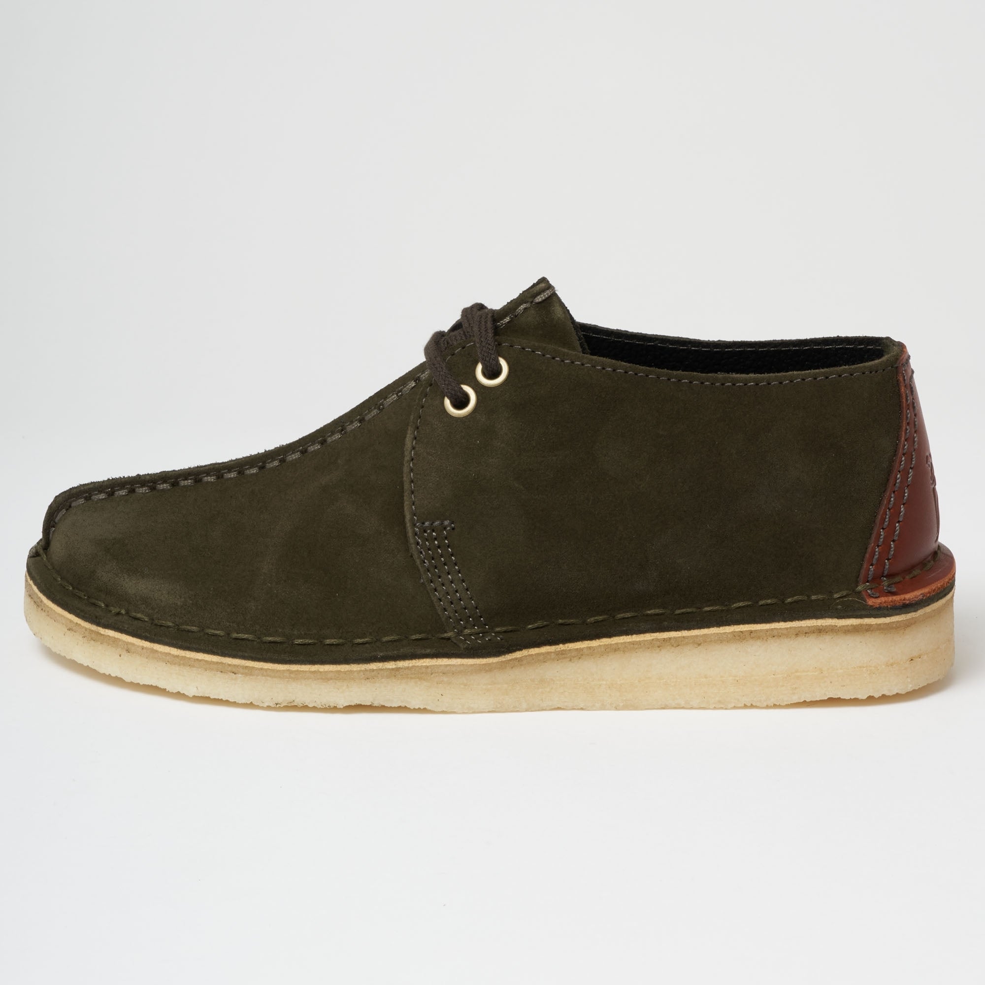 Clarks Originals Desert Trek - Dark Green Suede
