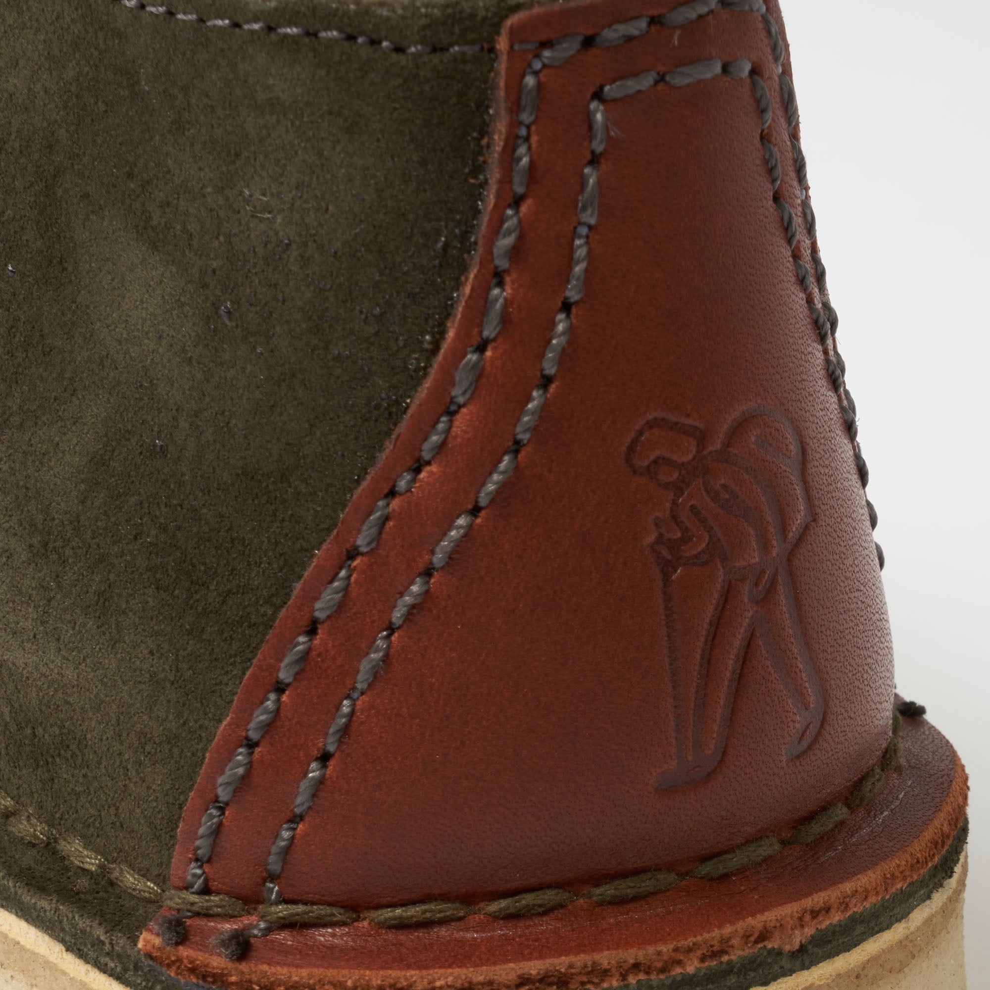Clarks Originals Desert Trek - Dark Green Suede