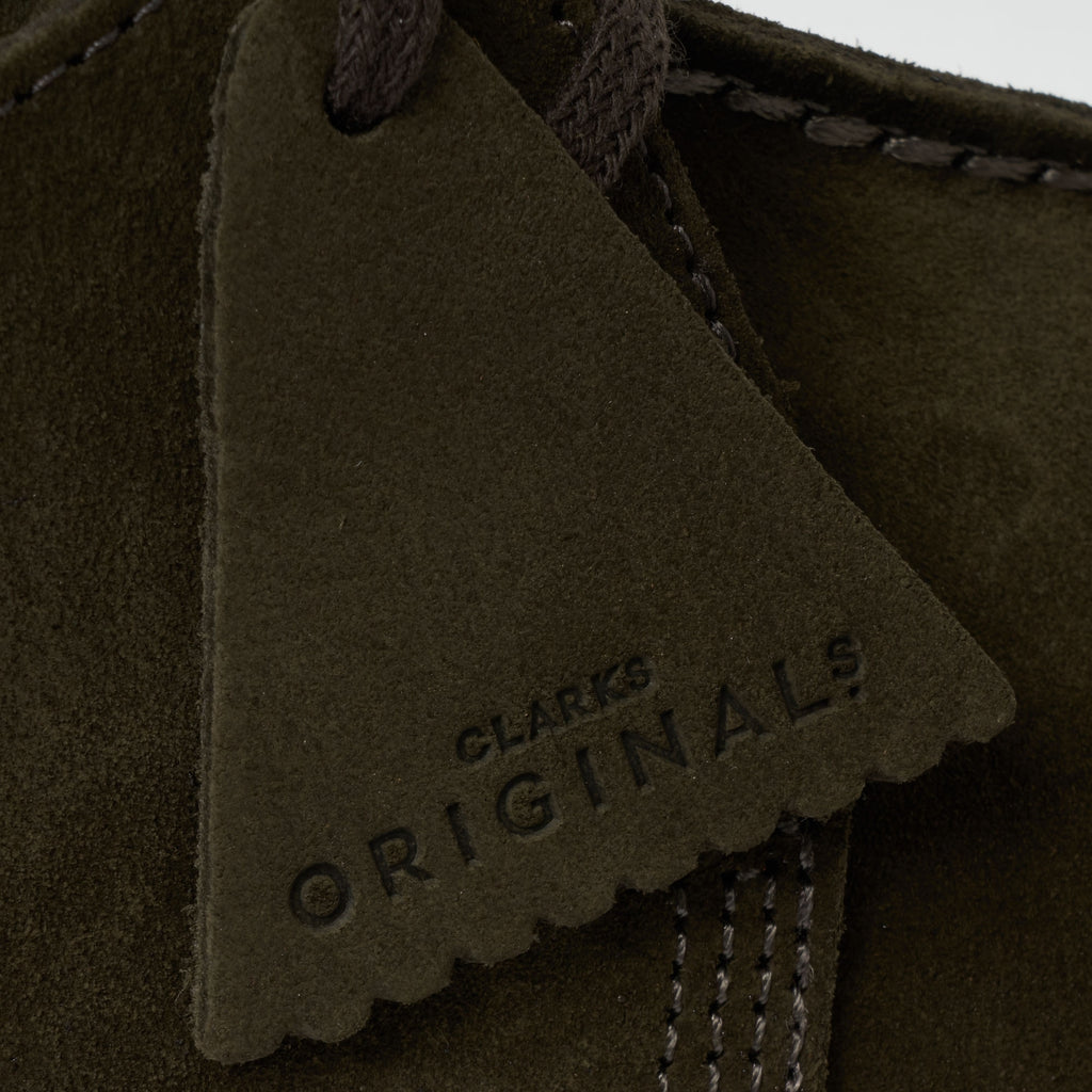 Clarks Originals Desert Trek - Dark Green Suede