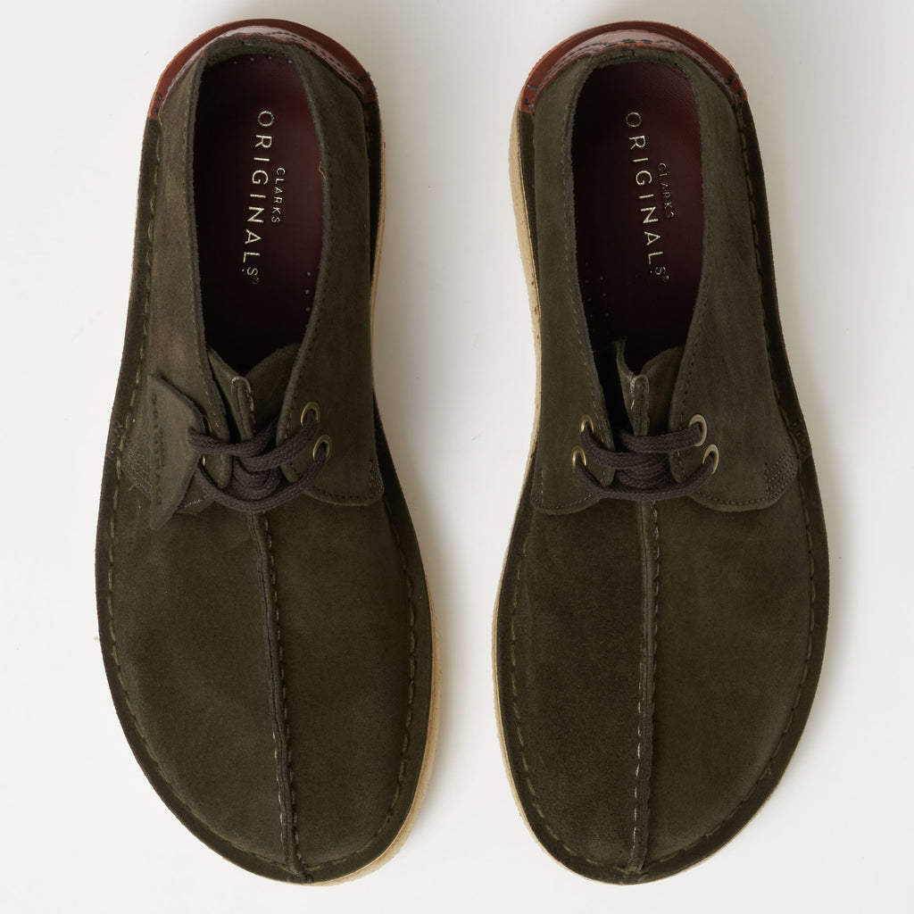 Clarks Originals Desert Trek - Dark Green Suede