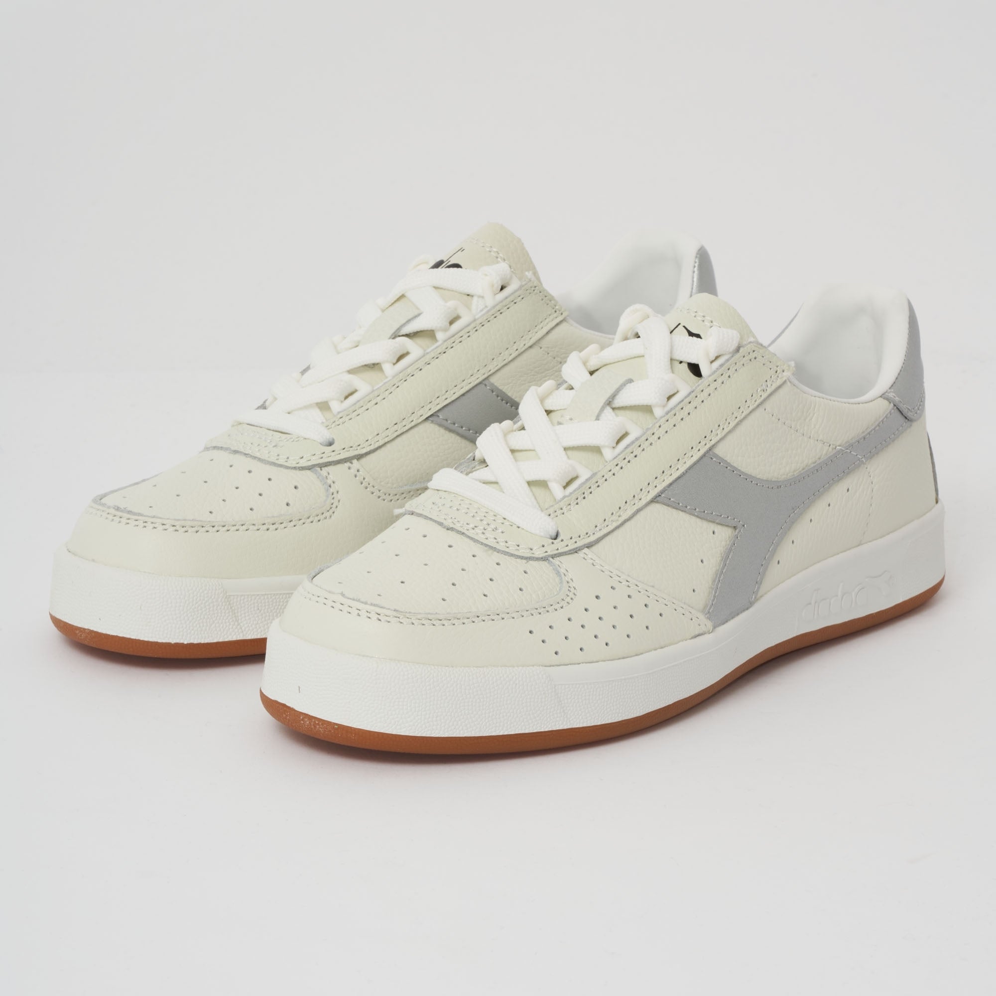 Diadora B.Elite L - White & Silver