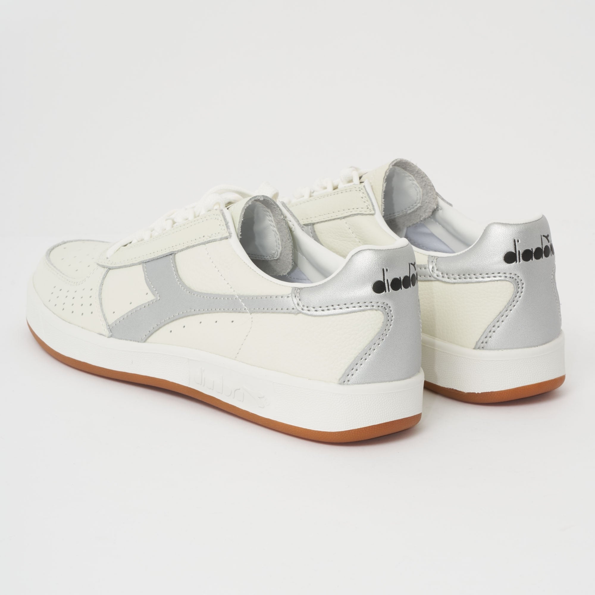 Diadora B.Elite L - White & Silver