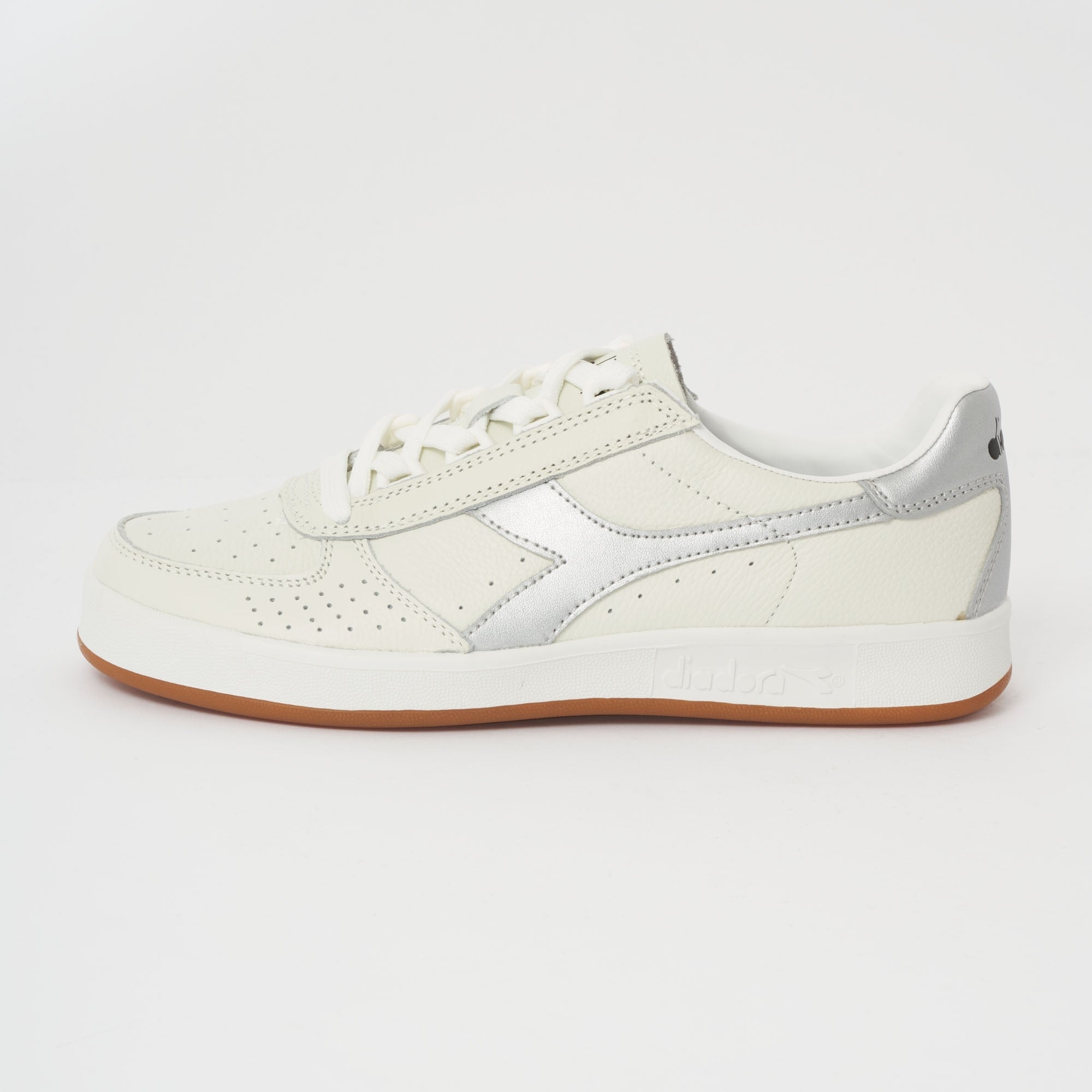 Diadora B.Elite L - White & Silver