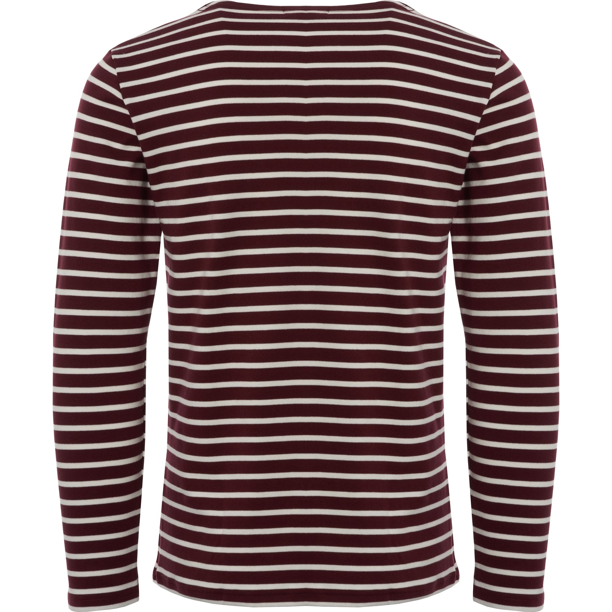 Armor Lux Long Sleeved Mariniere Heritage T-Shirt - Chianti & Milk