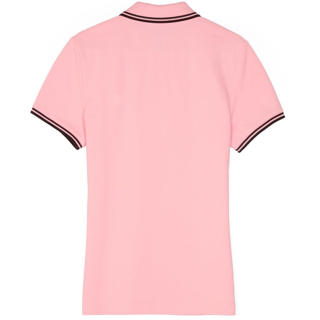 Fred Perry Womens Twin Tip Polo Shirt - 1991 Pink & Black