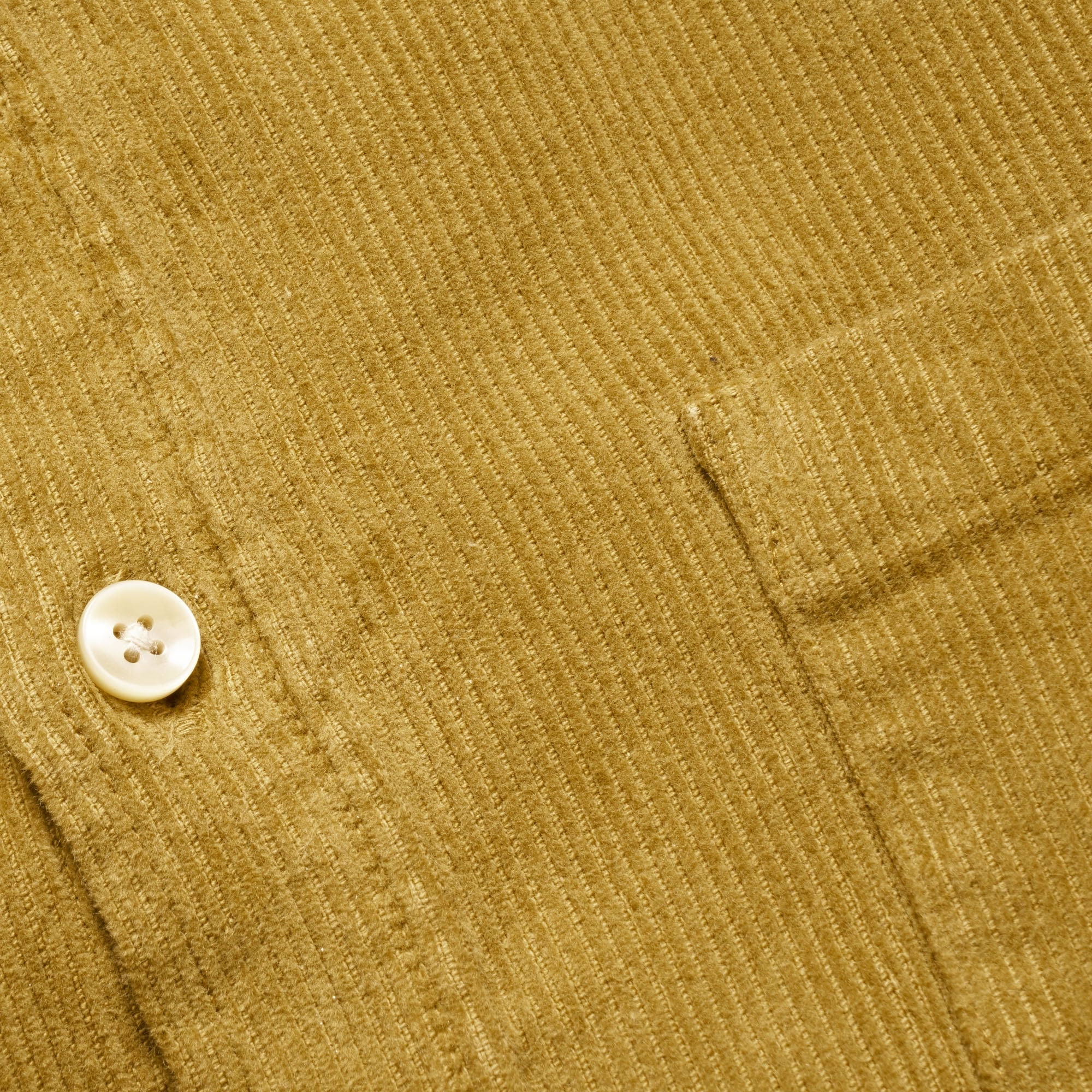Portuguese Flannel Lobo Corduroy Shirt - Moss