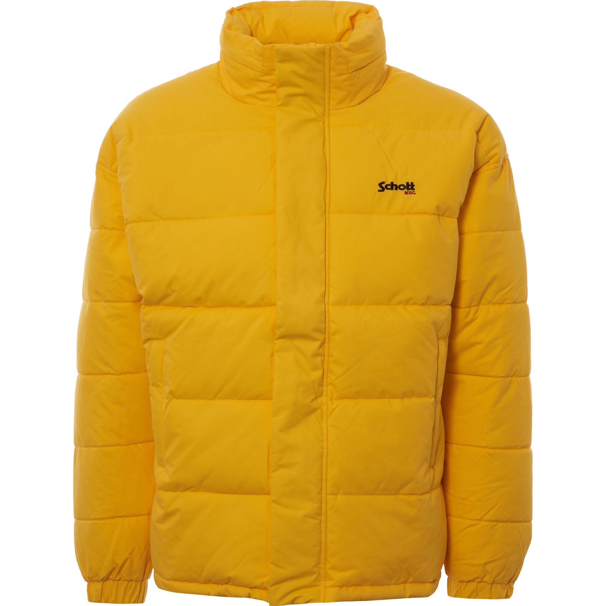 Schott NYC Nebraska Oversized Puffer Jacket - Yellow