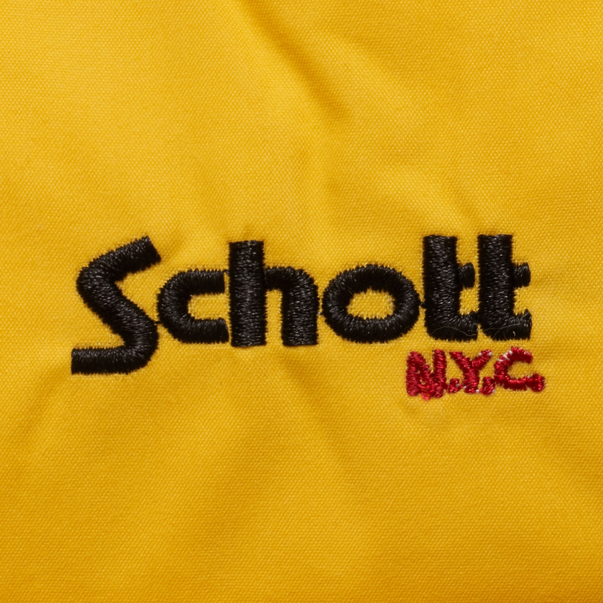 Schott NYC Nebraska Oversized Puffer Jacket - Yellow