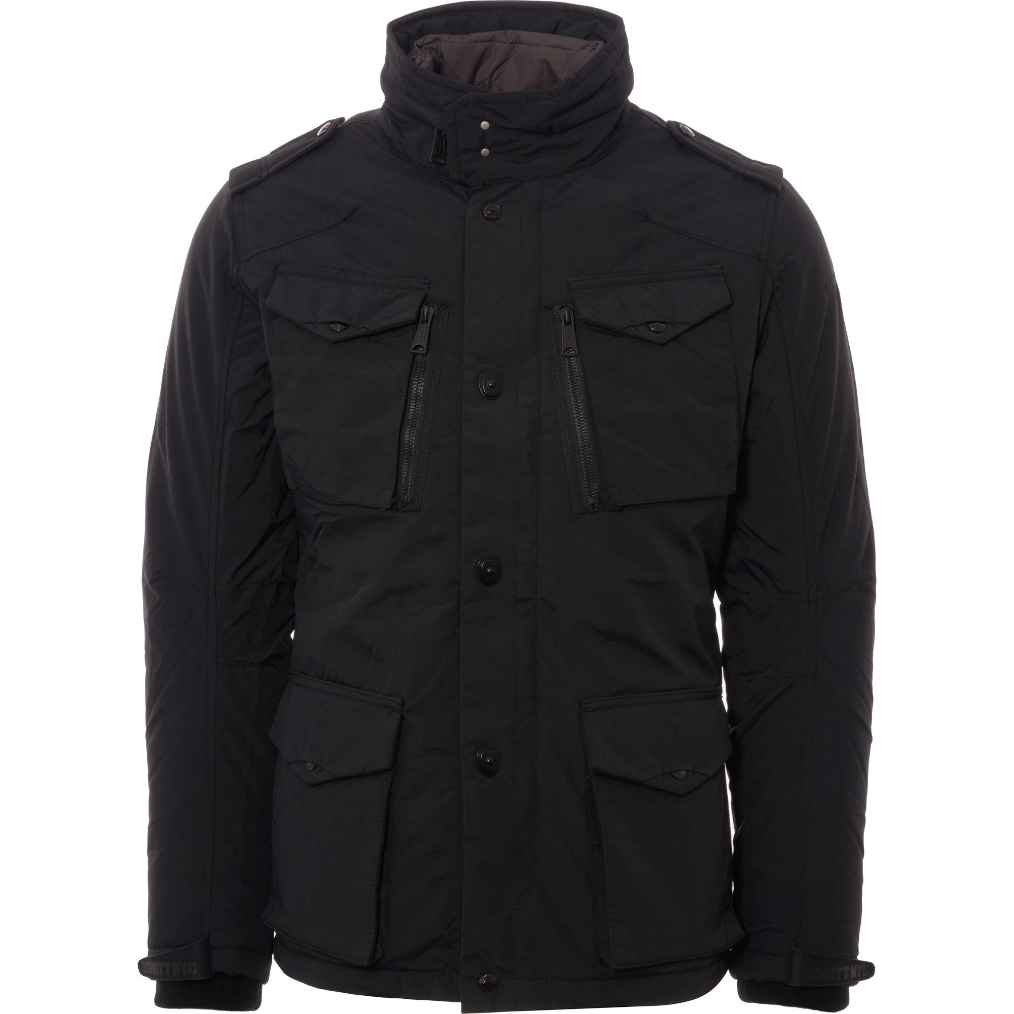 Schott NYC Four Pocket Field Jacket - Black – Stuarts London