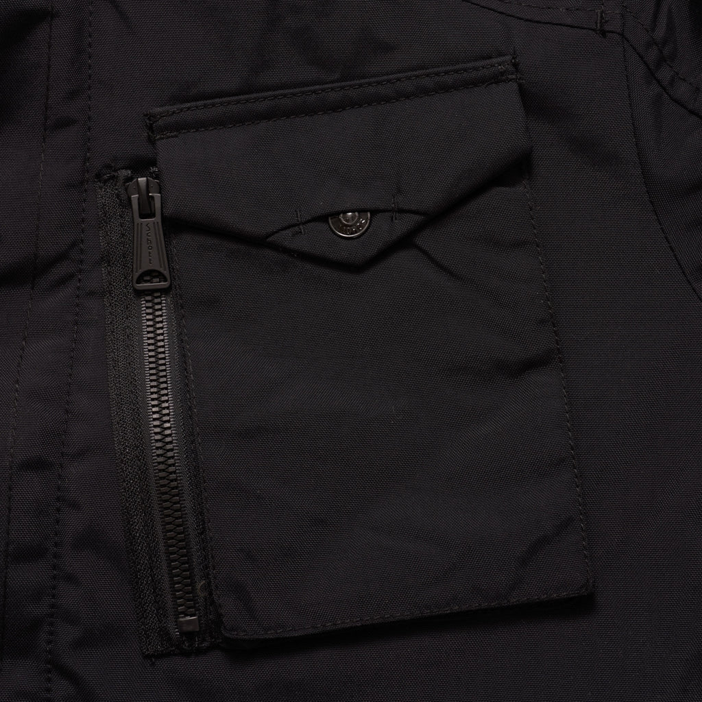 Schott NYC Four Pocket Field Jacket - Black