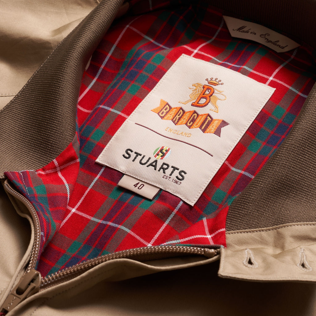 Stuarts x Baracuta Archive Fit G9 Harrington Jacket - Sand - Limited Edition
