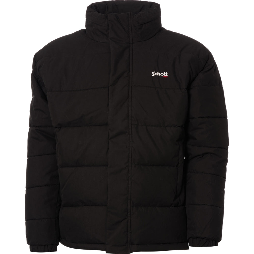 Schott NYC Nebraska Oversized Puffer Jacket - Black