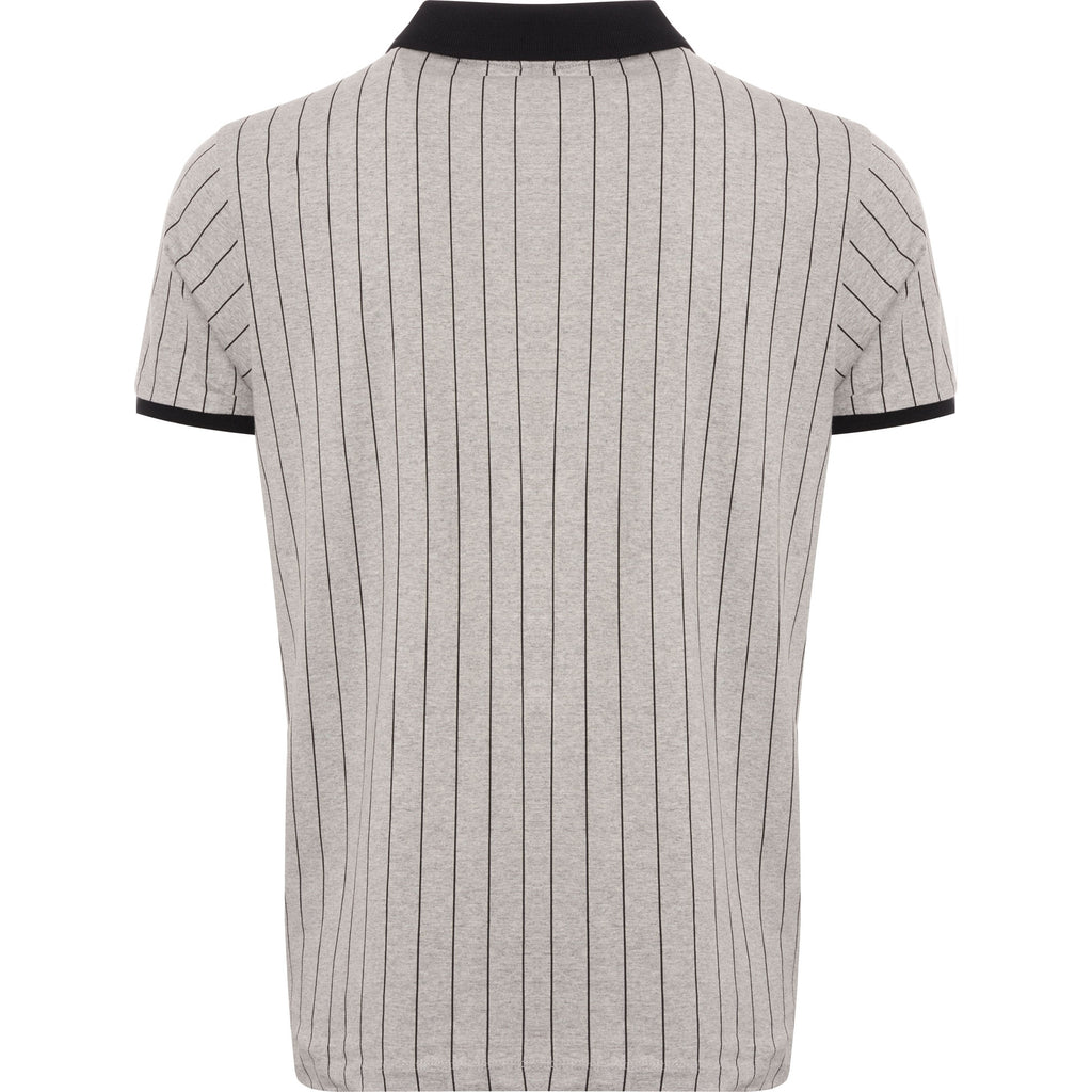Fila Vintage BB1 Polo Shirt - Grey & Black