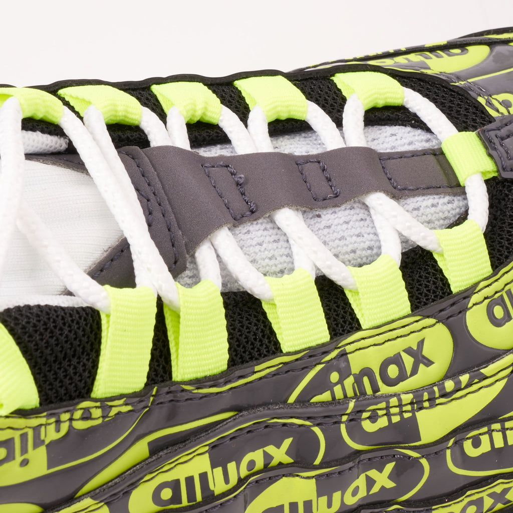 Nike Air Max 95 PRM - Black, Volt, Ash & White